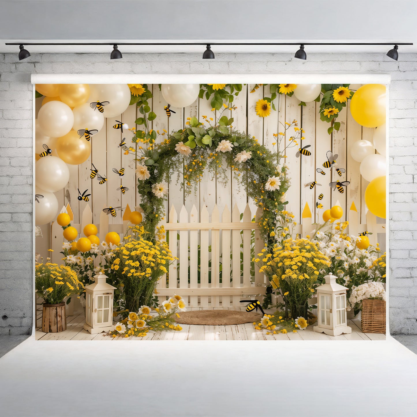 Bumblebee Garden Arch Backdrop