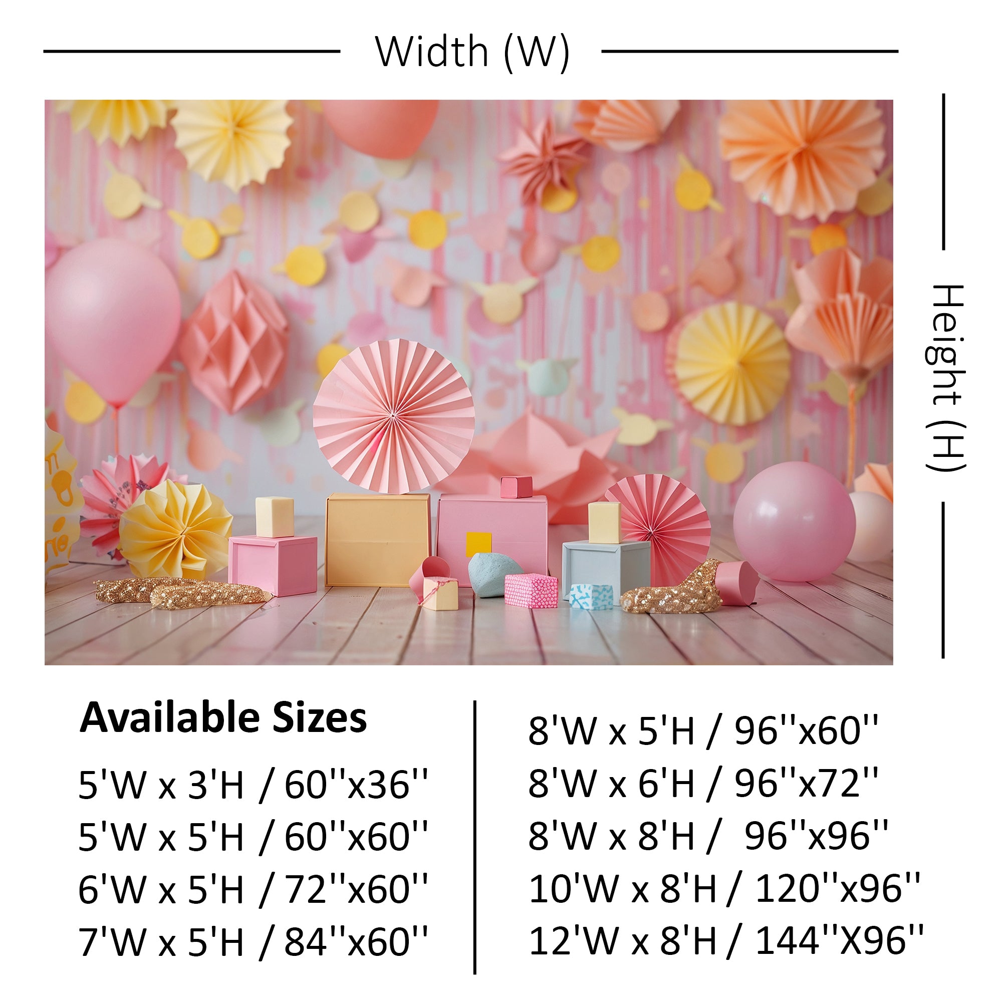 Pastel Celebration Party Backdrop