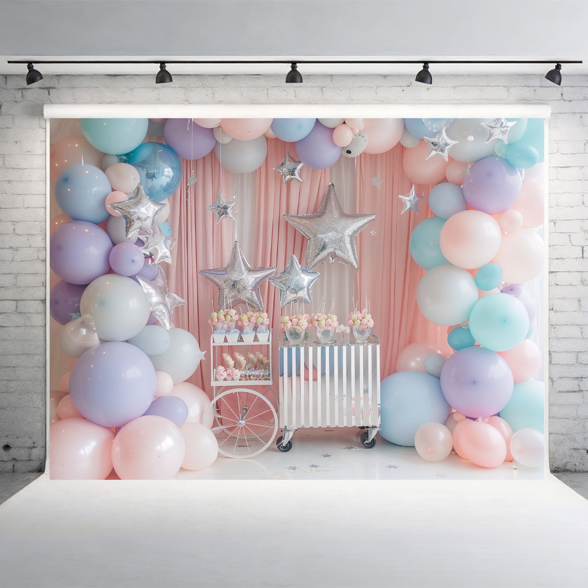 Pastel Star Party Backdrop