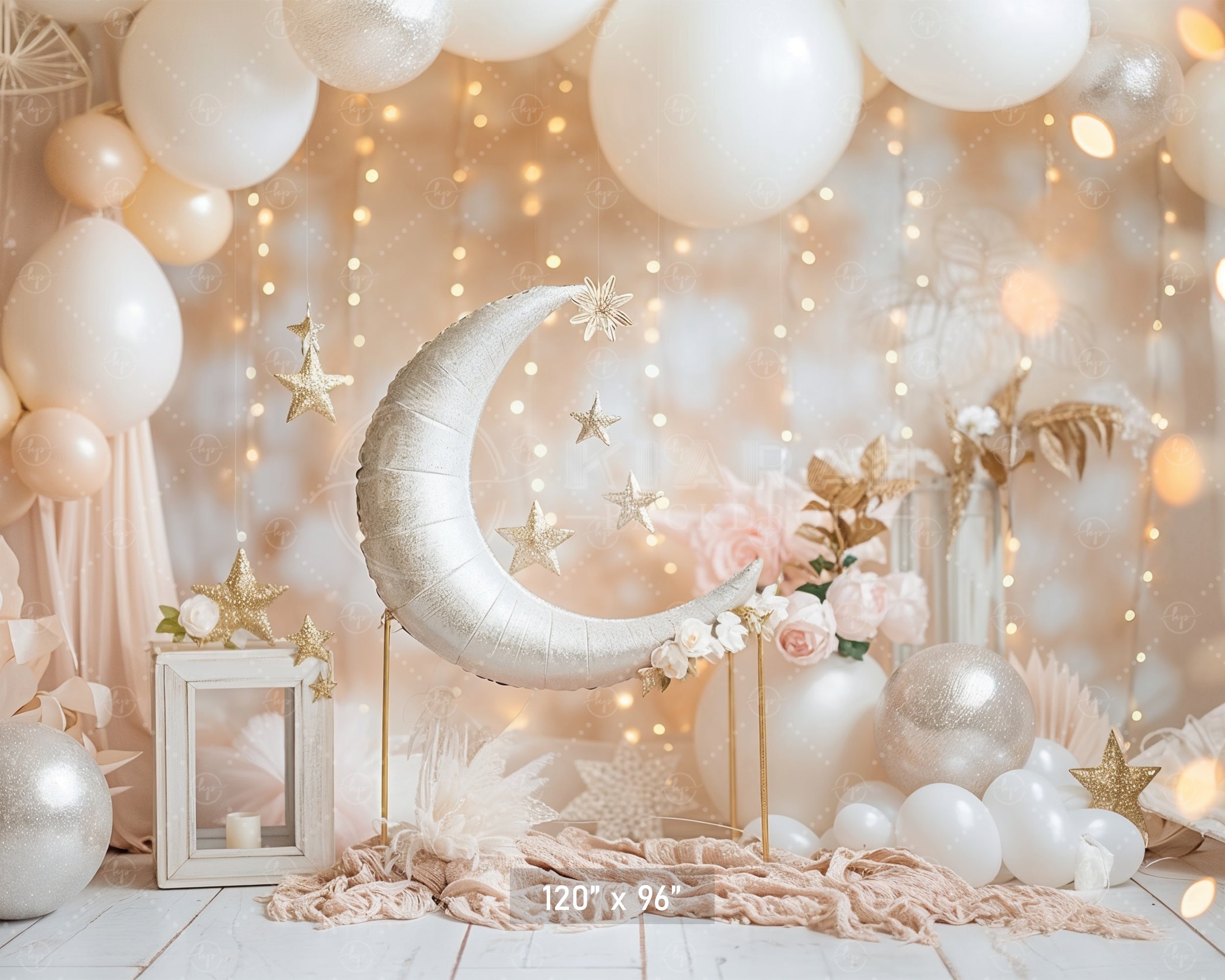 Golden Glow Celestial Backdrop