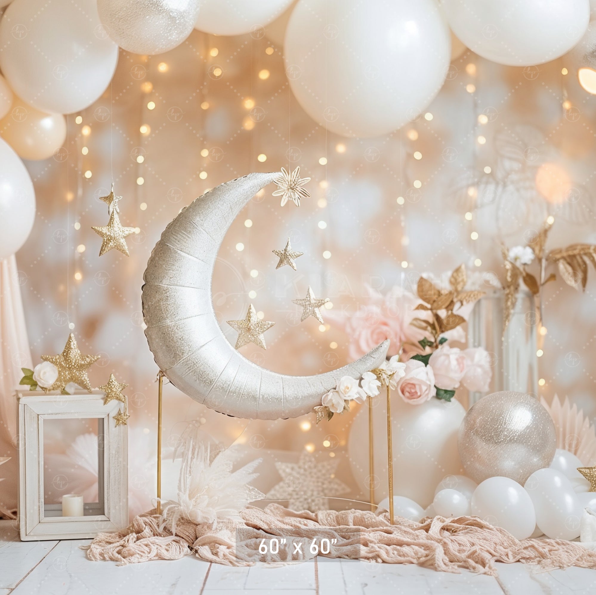 Golden Glow Celestial Backdrop