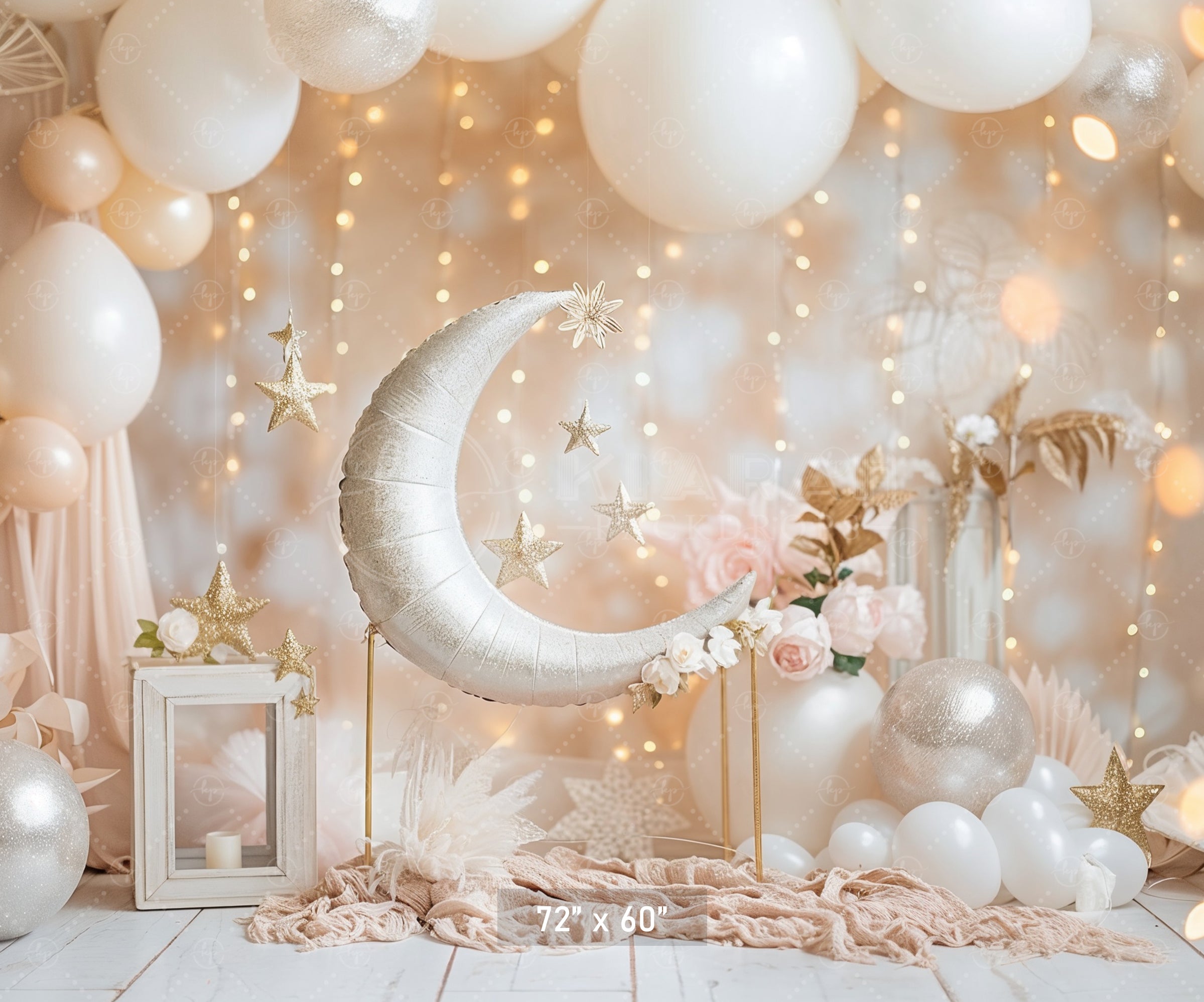 Golden Glow Celestial Backdrop