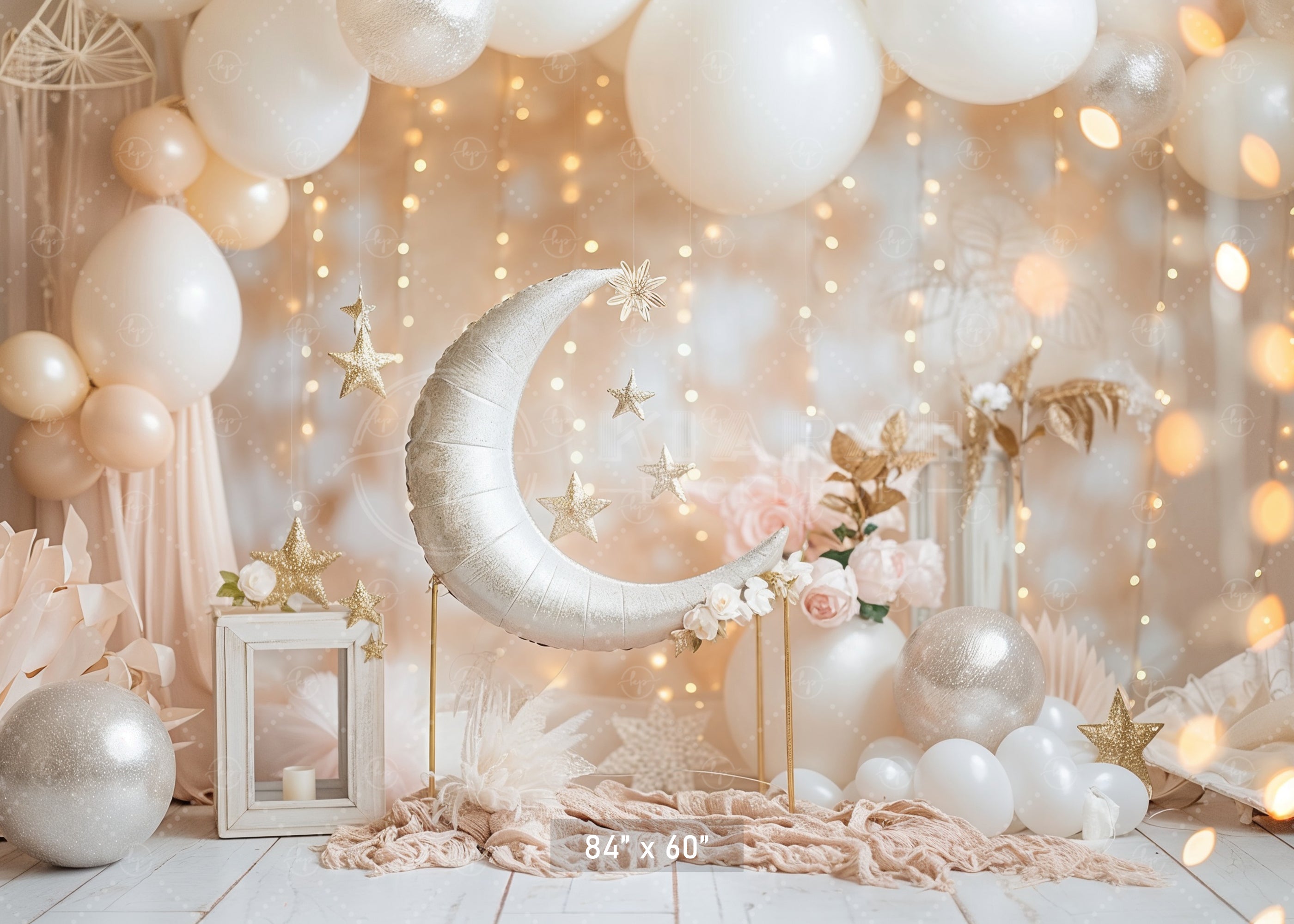 Golden Glow Celestial Backdrop