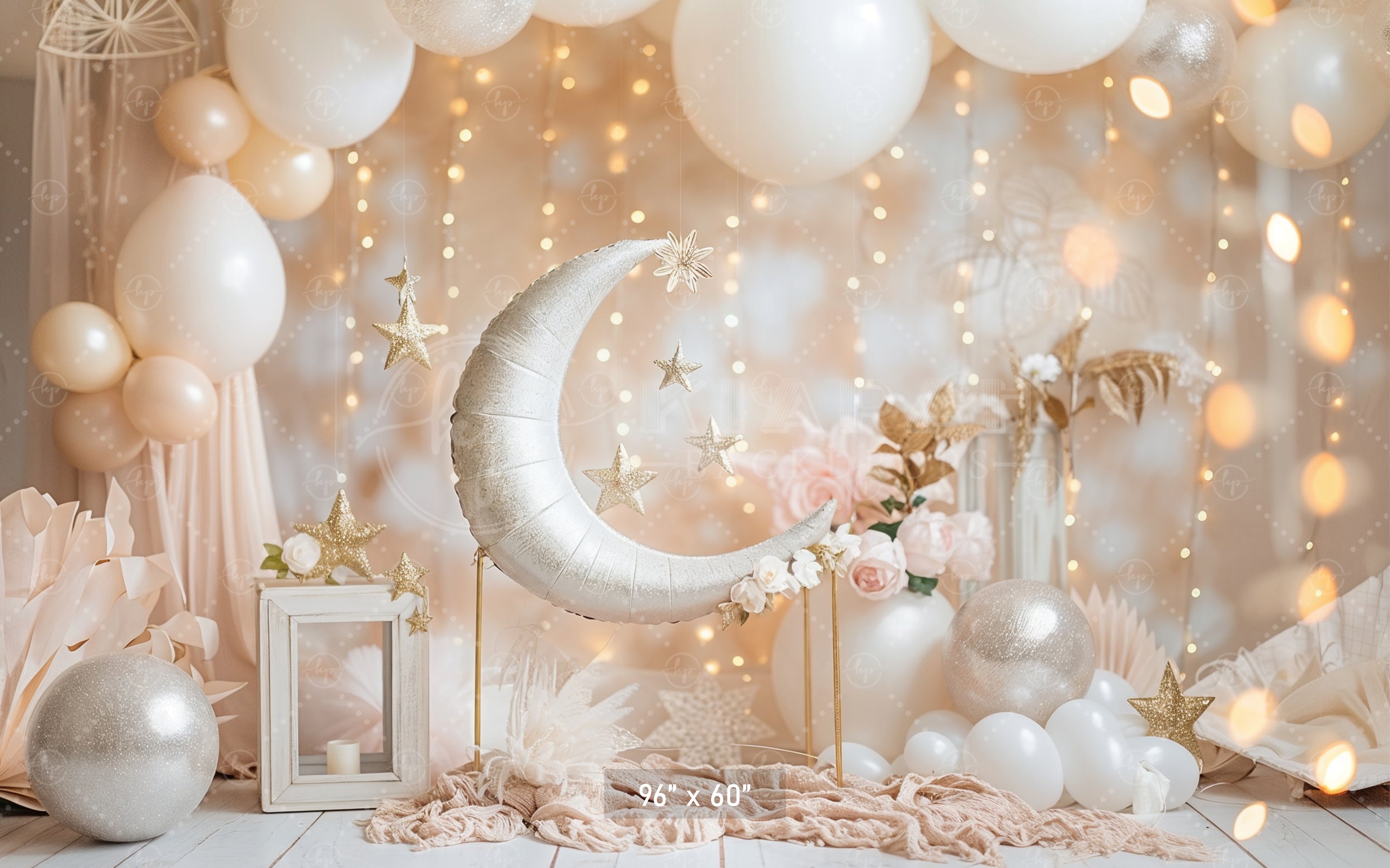 Golden Glow Celestial Backdrop