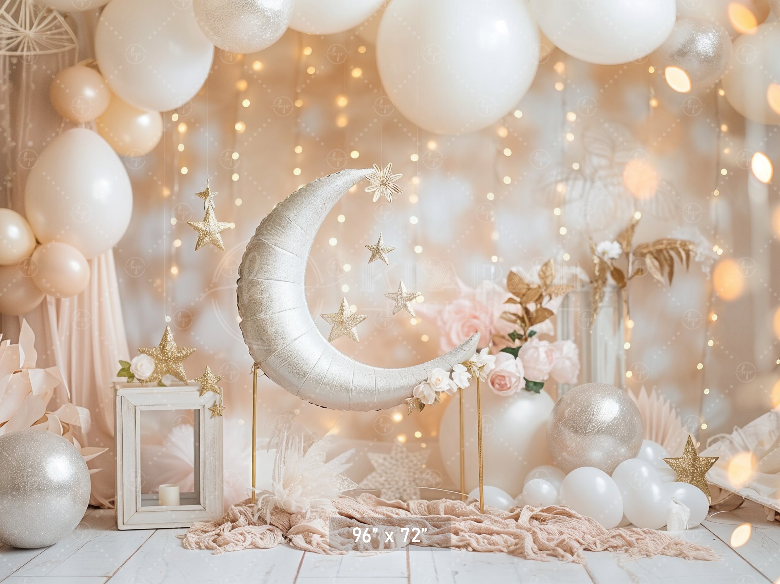 Golden Glow Celestial Backdrop