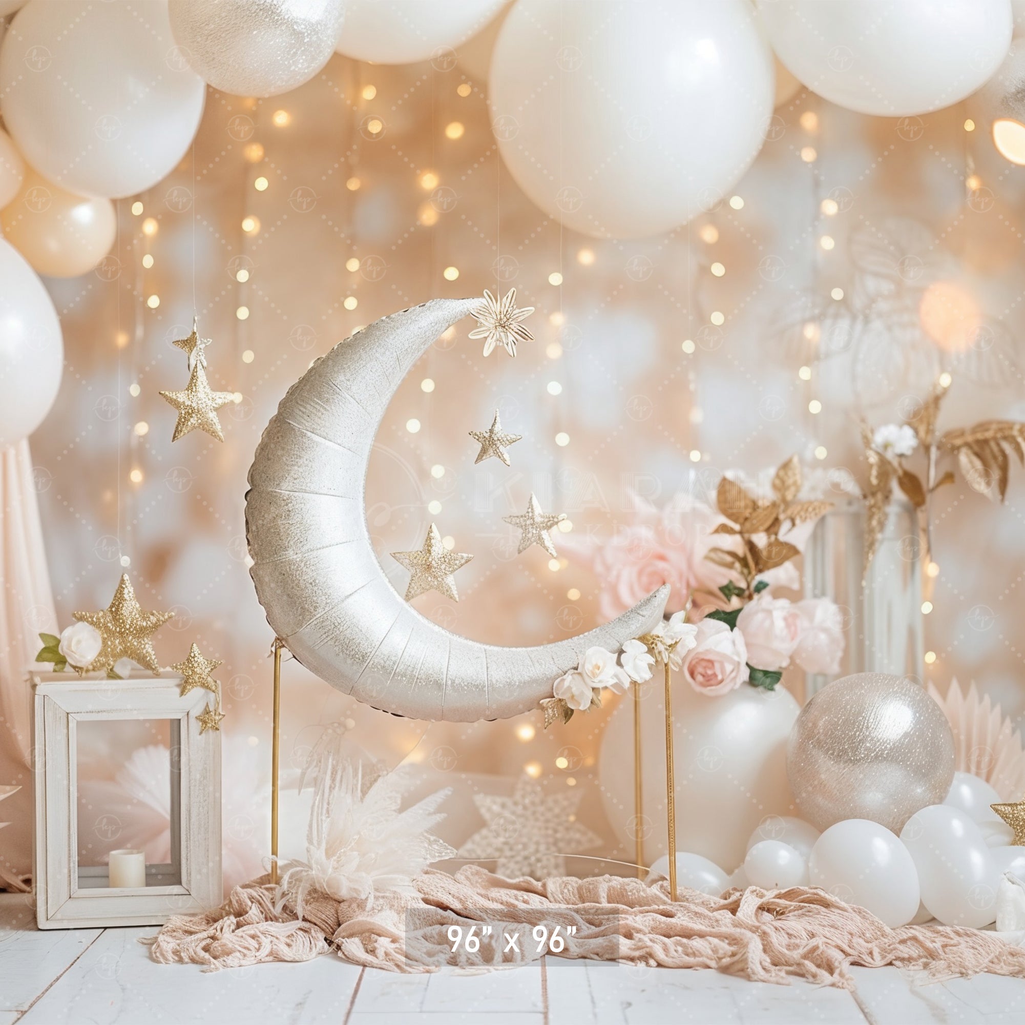 Golden Glow Celestial Backdrop