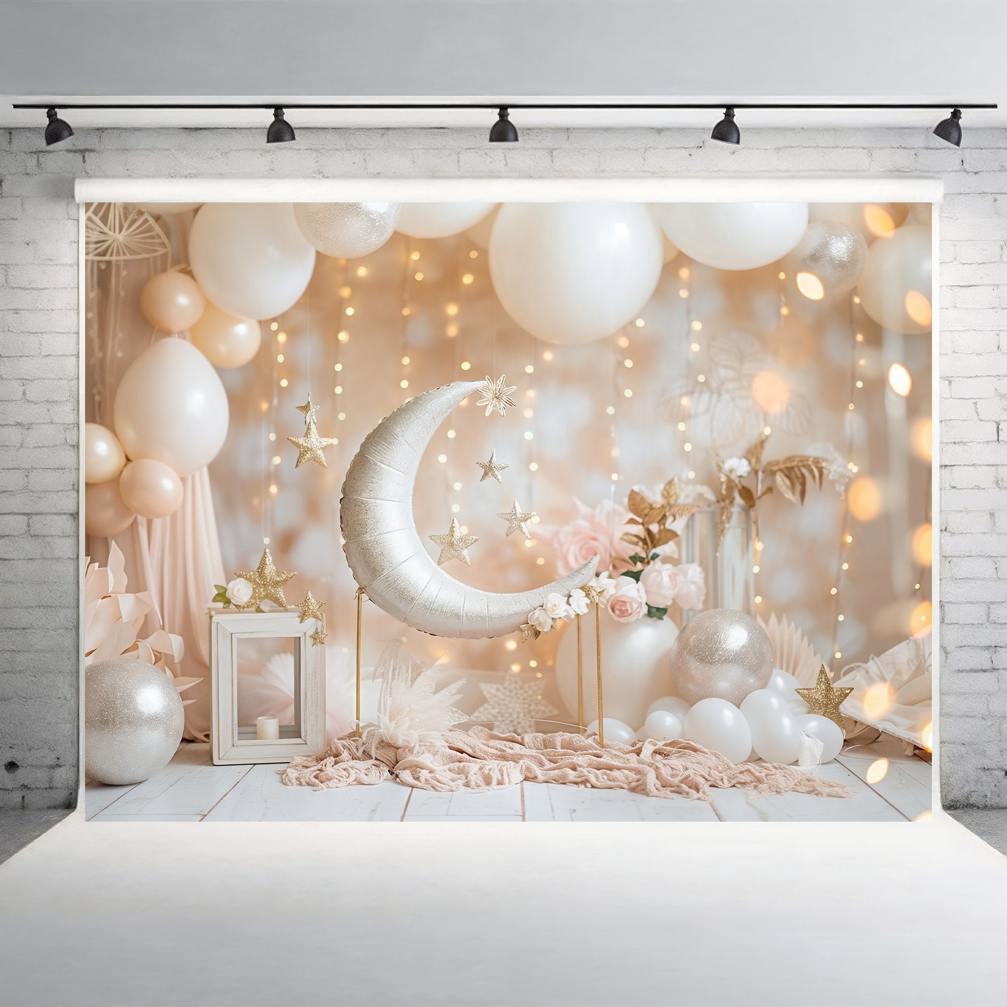 Golden Glow Celestial Backdrop