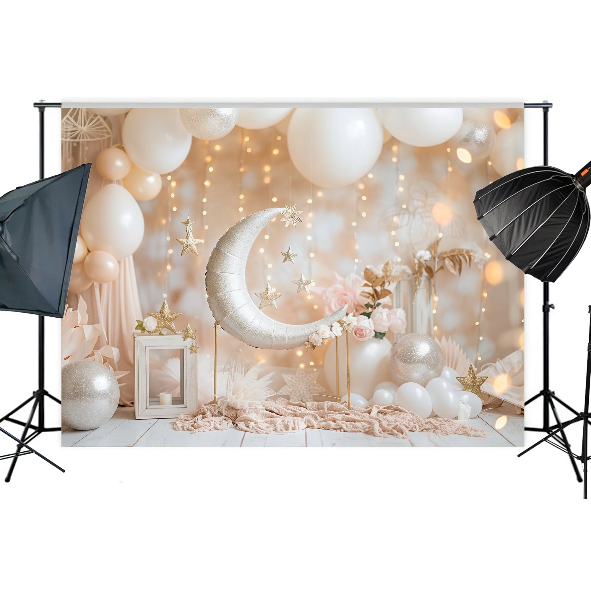 Golden Glow Celestial Backdrop