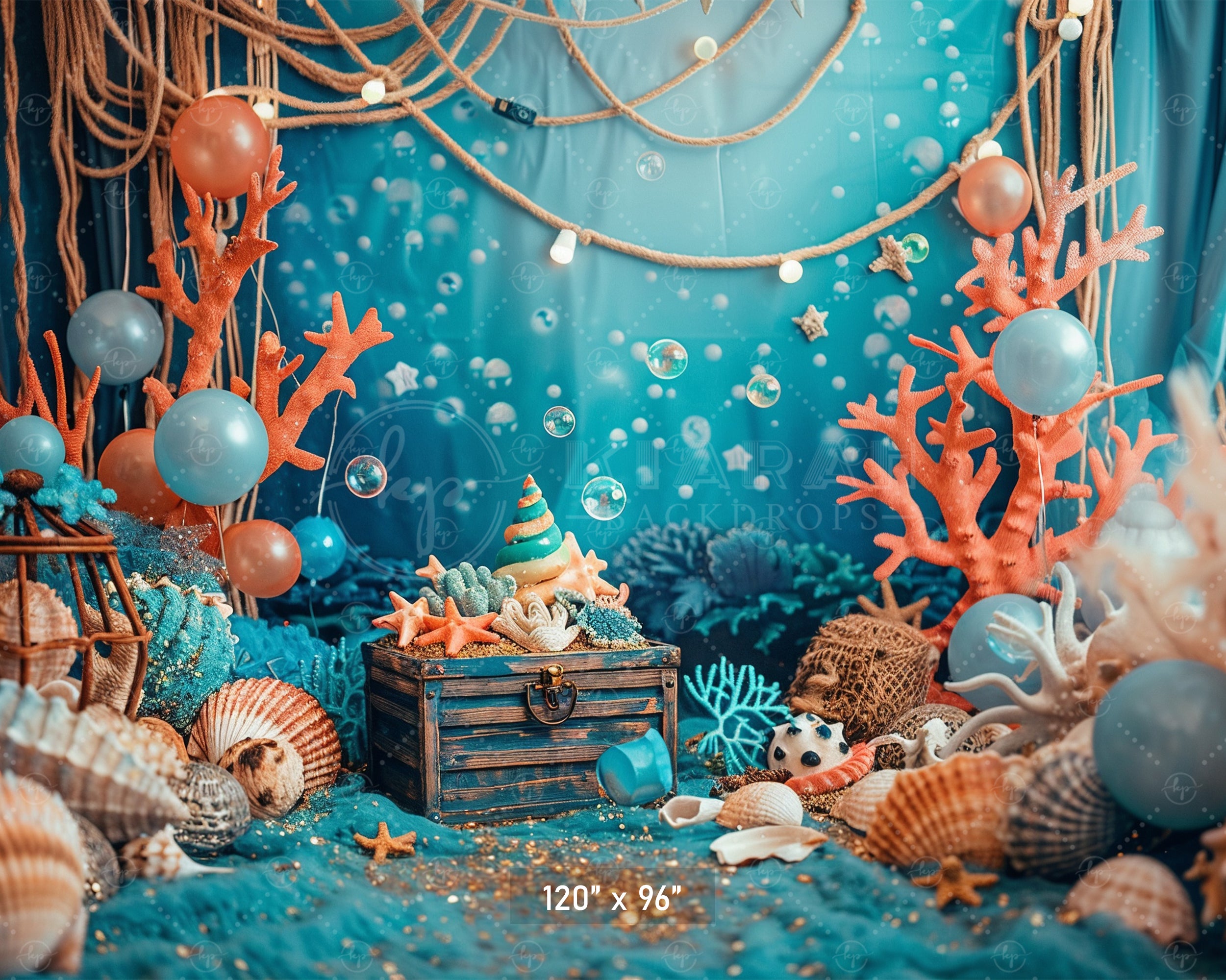 Deep Sea Treasure Adventure Backdrop