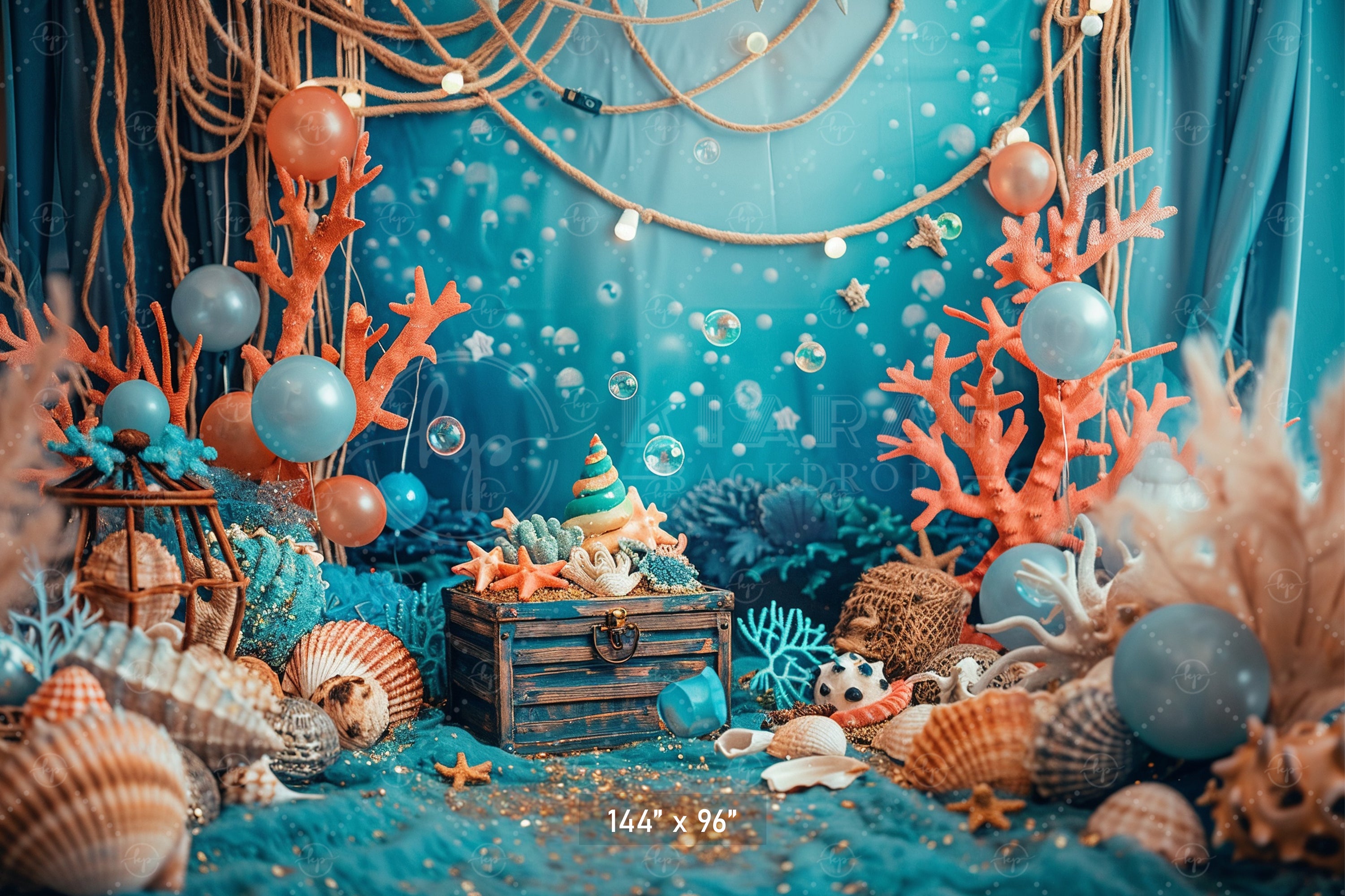 Deep Sea Treasure Adventure Backdrop