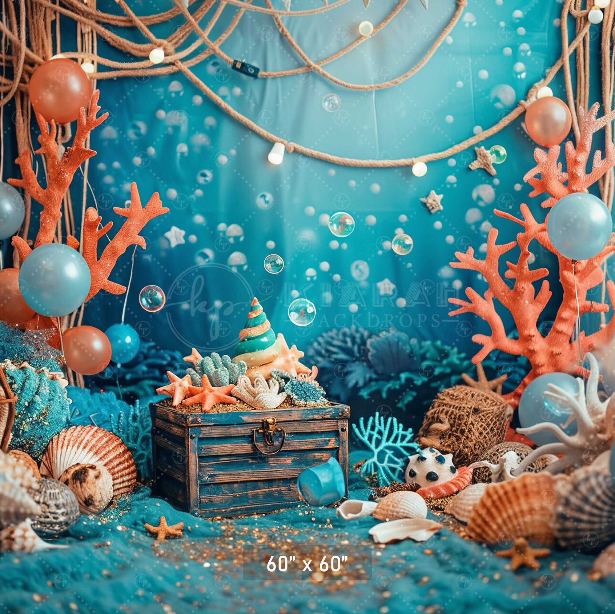 Deep Sea Treasure Adventure Backdrop