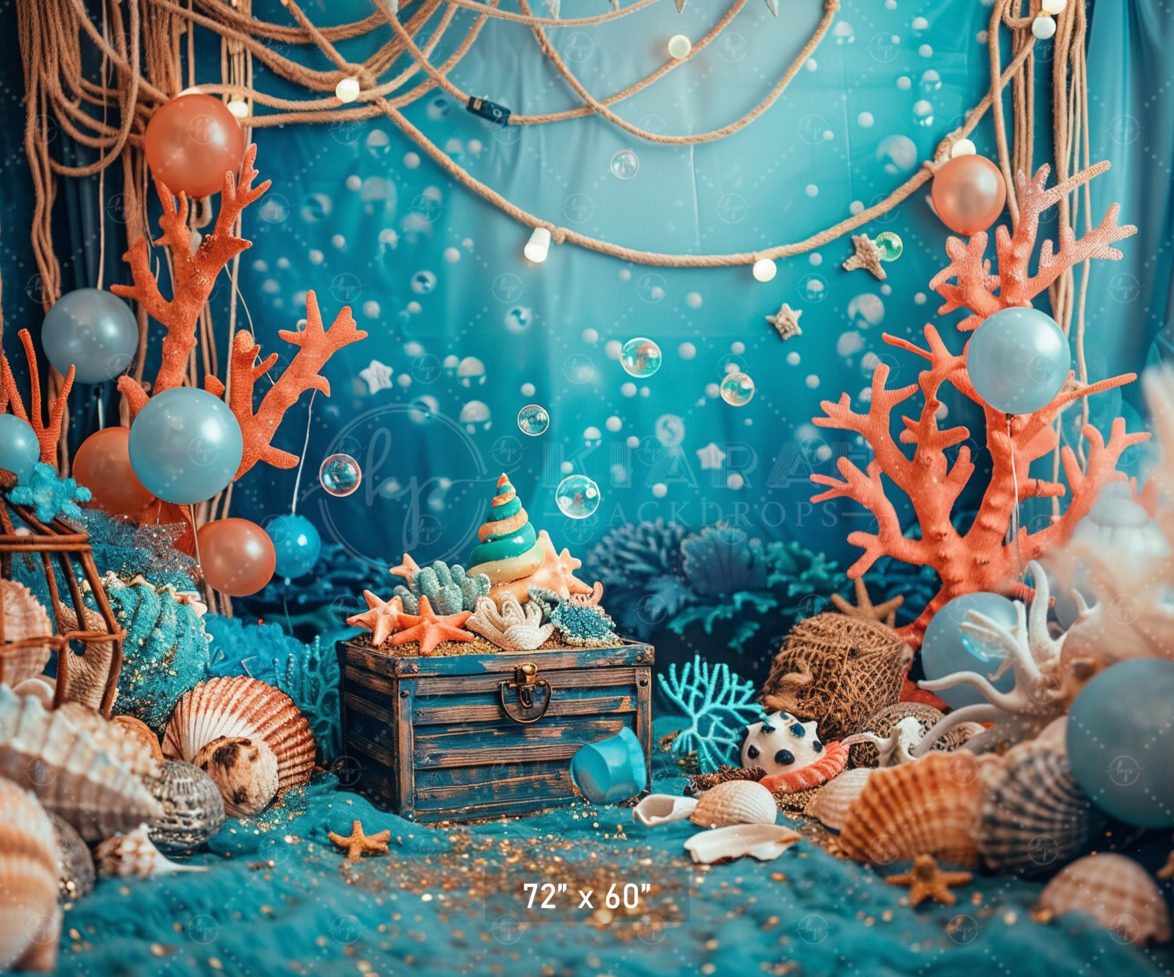 Deep Sea Treasure Adventure Backdrop