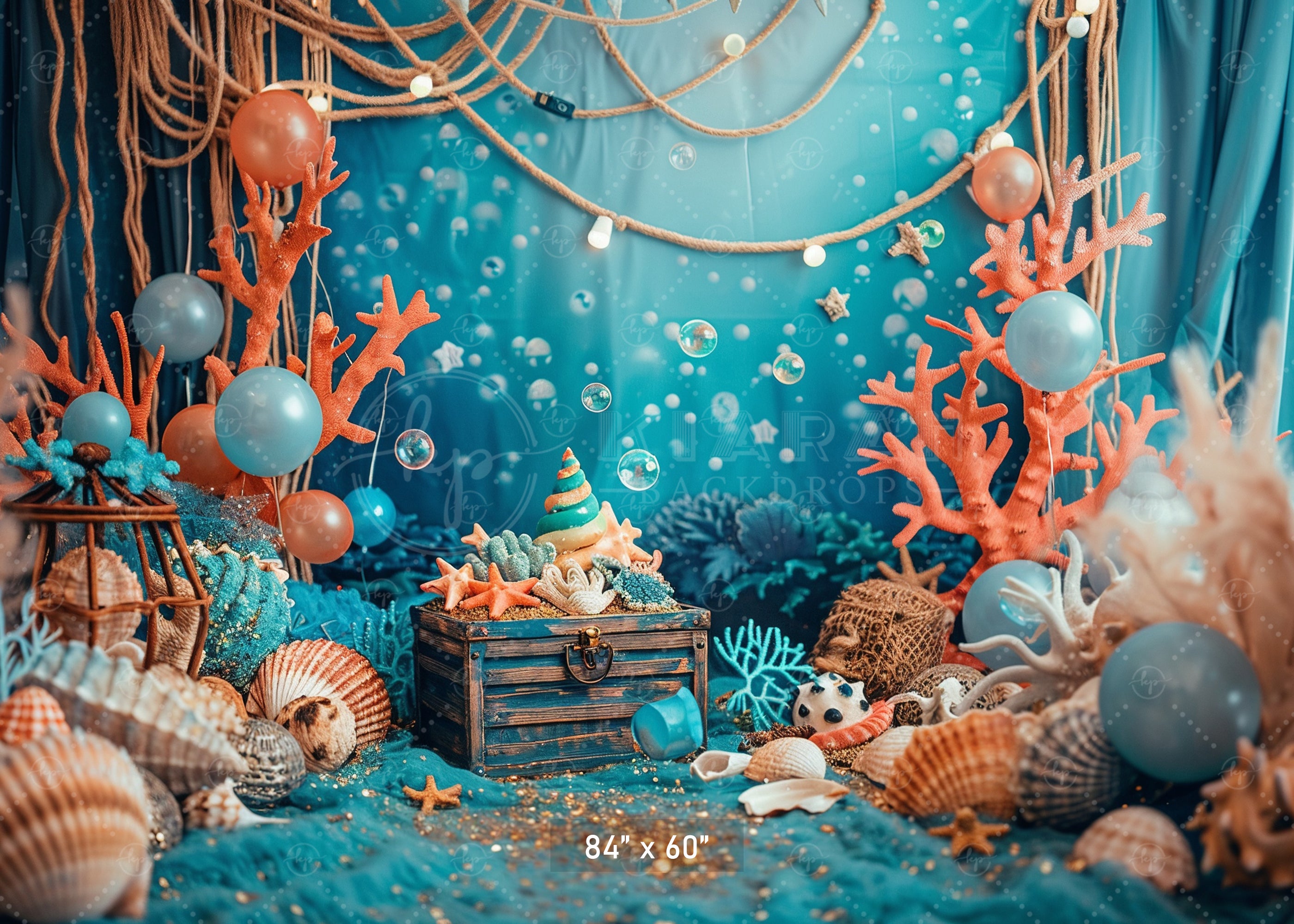 Deep Sea Treasure Adventure Backdrop
