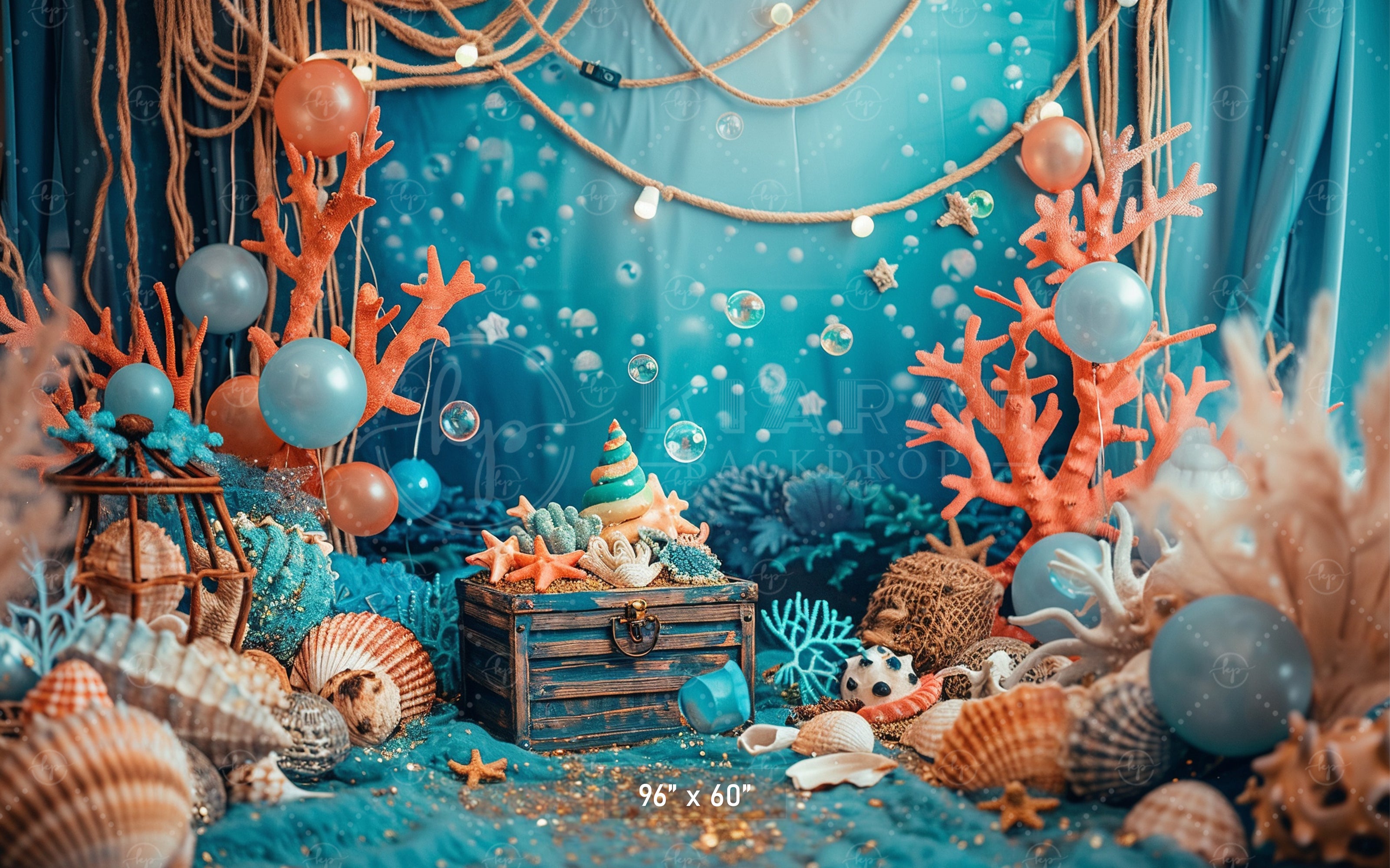 Deep Sea Treasure Adventure Backdrop
