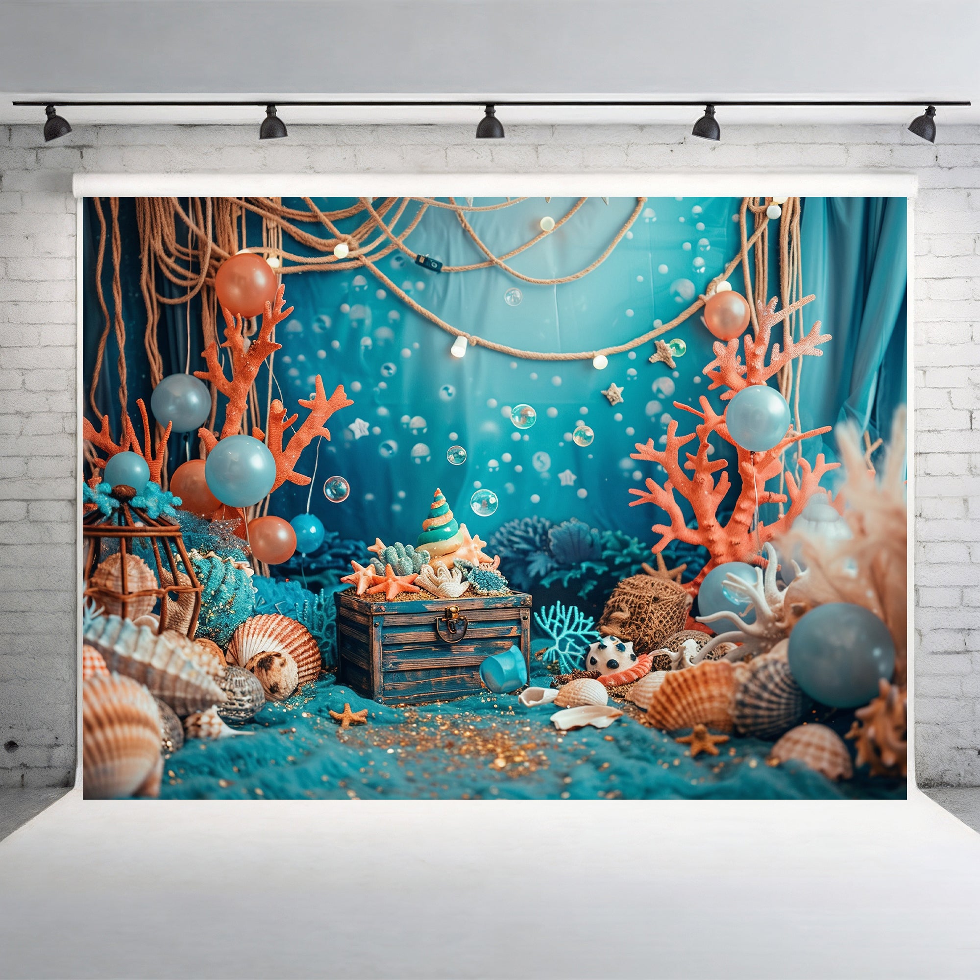 Deep Sea Treasure Adventure Backdrop