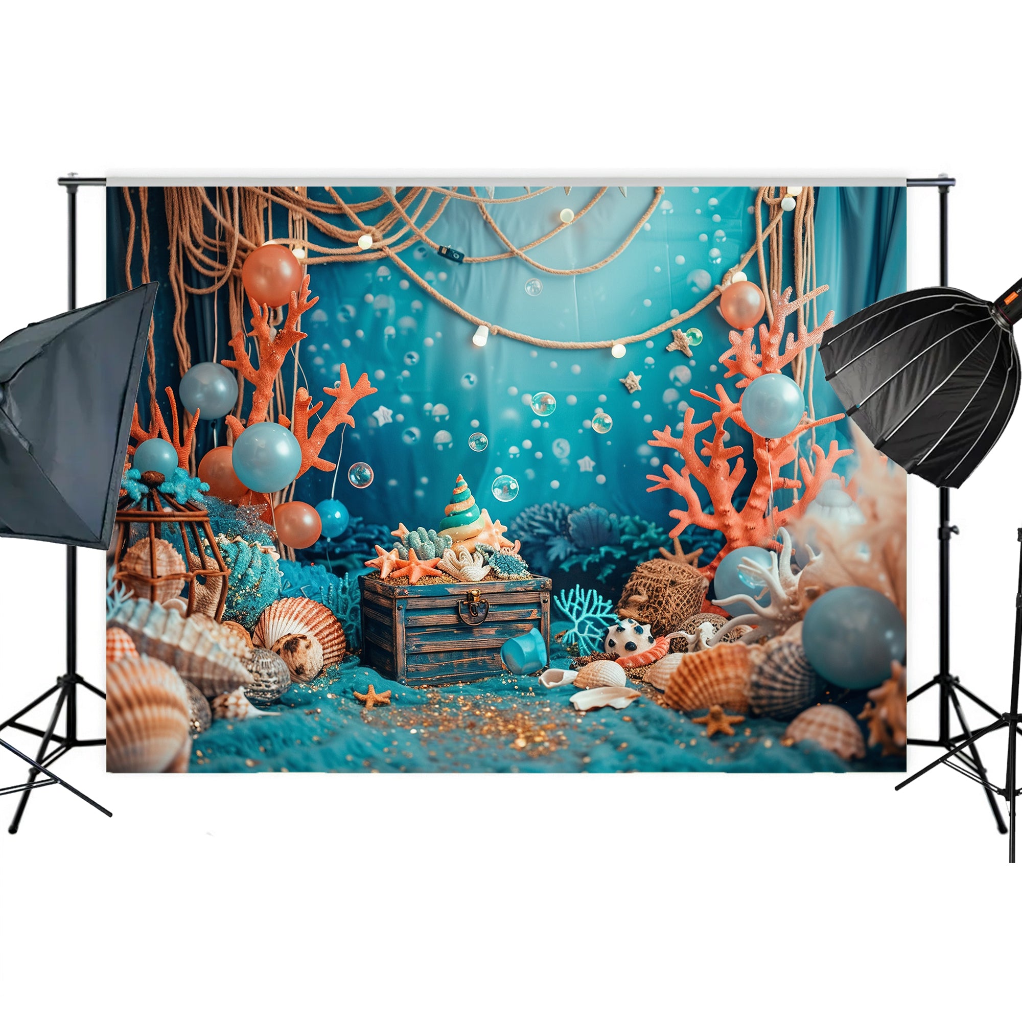 Deep Sea Treasure Adventure Backdrop
