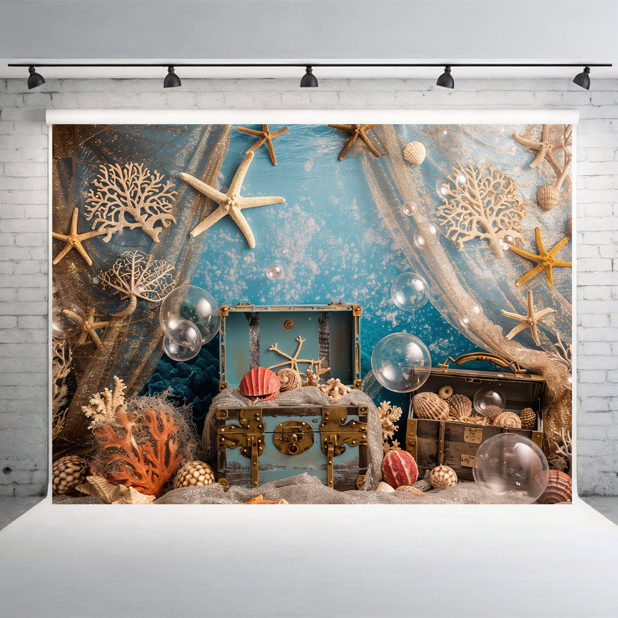 Enchanted Treasure Cove Backdrop