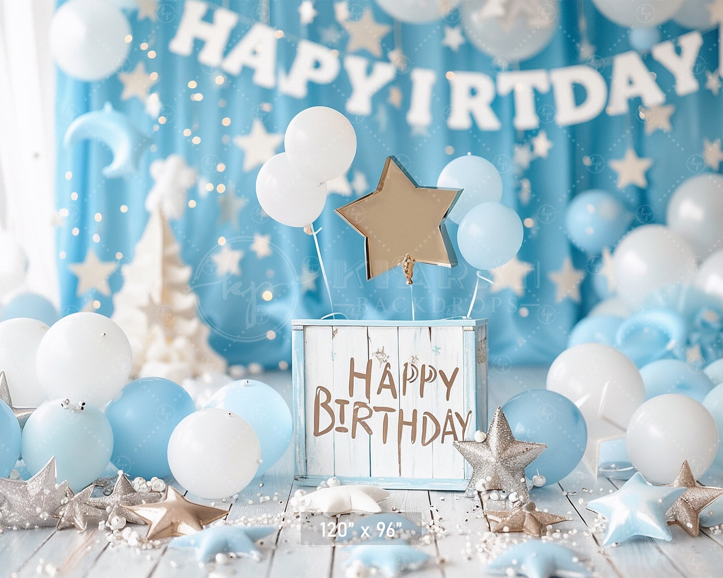 Celestial Birthday Backdrop