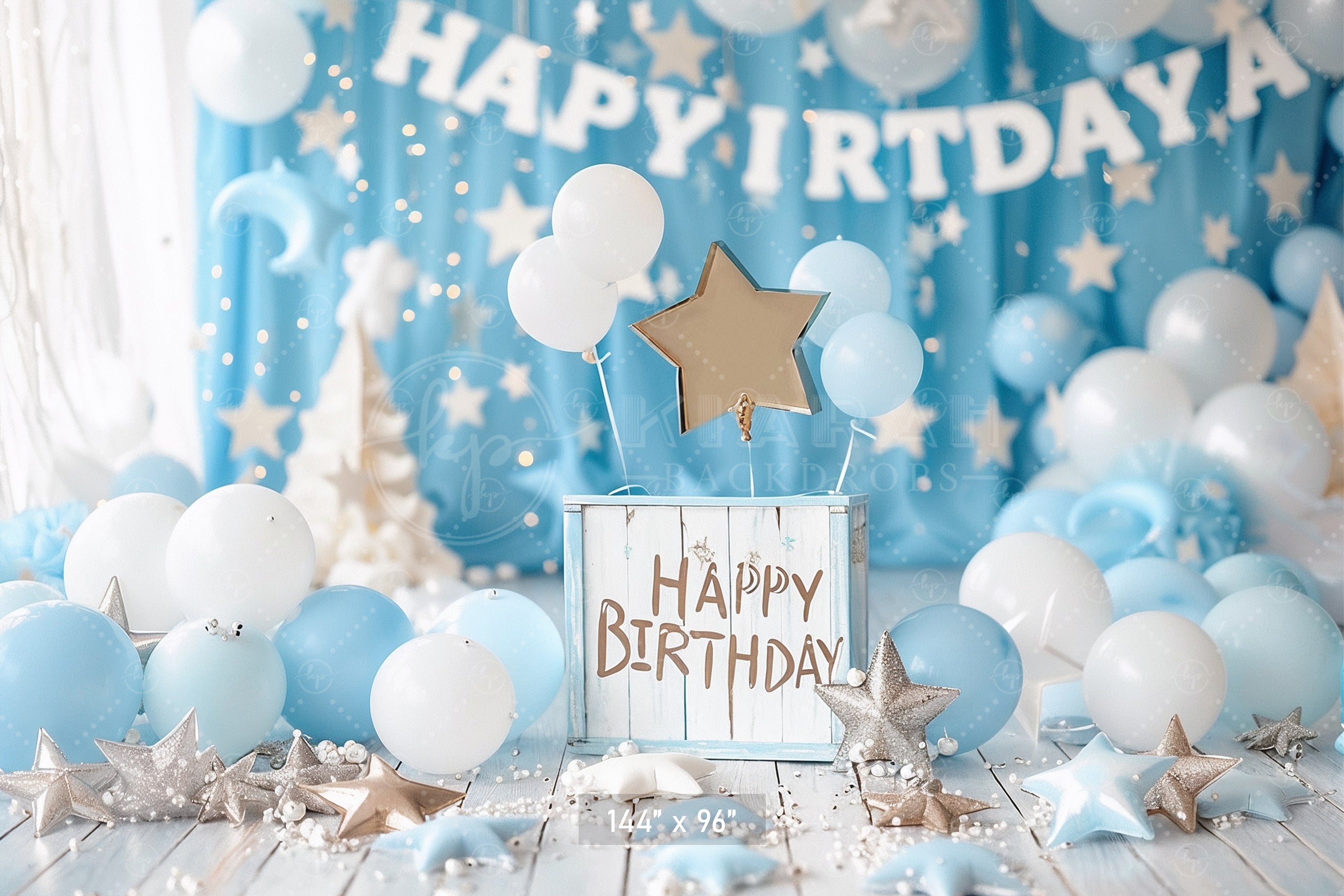 Celestial Birthday Backdrop