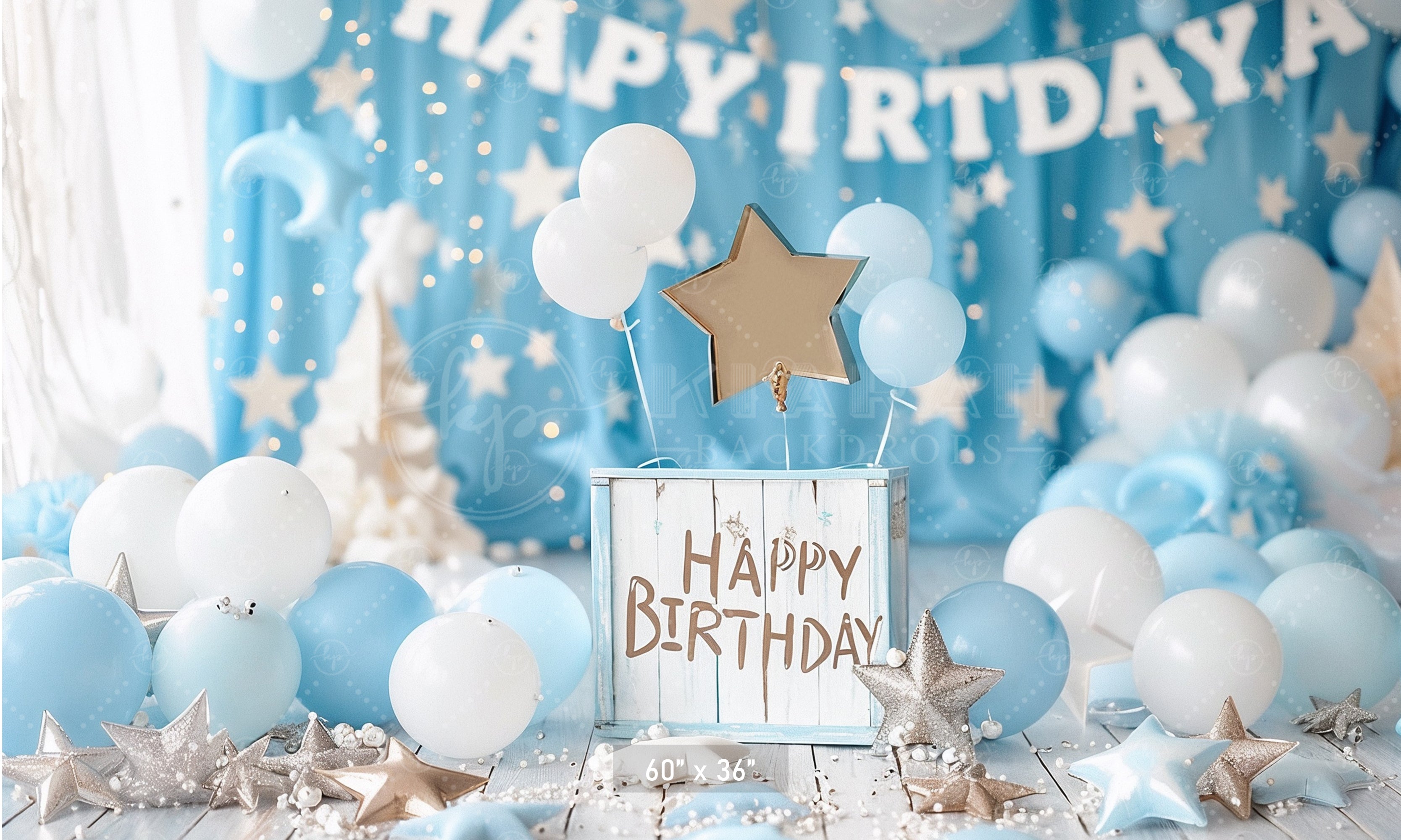 Celestial Birthday Backdrop