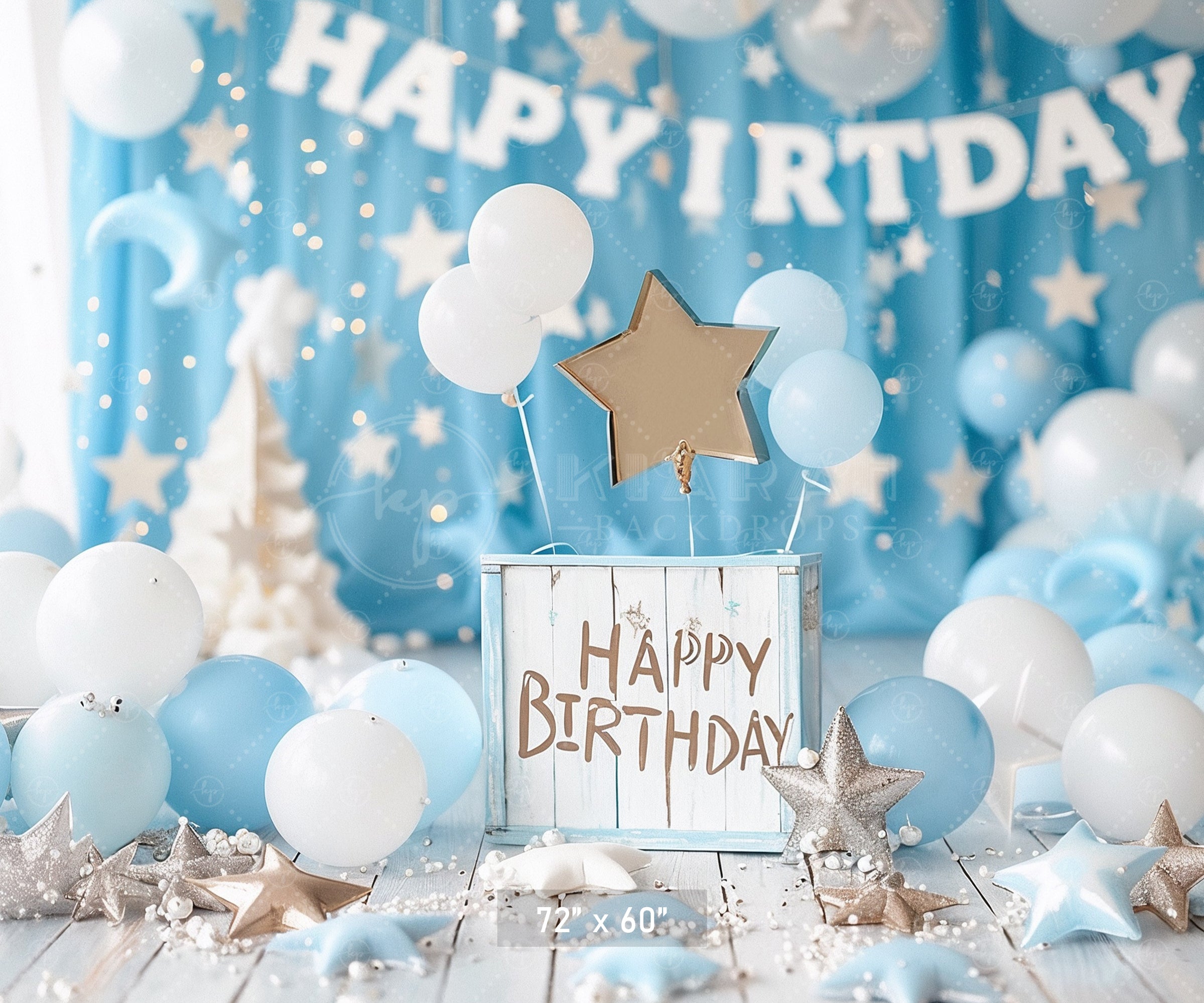 Celestial Birthday Backdrop