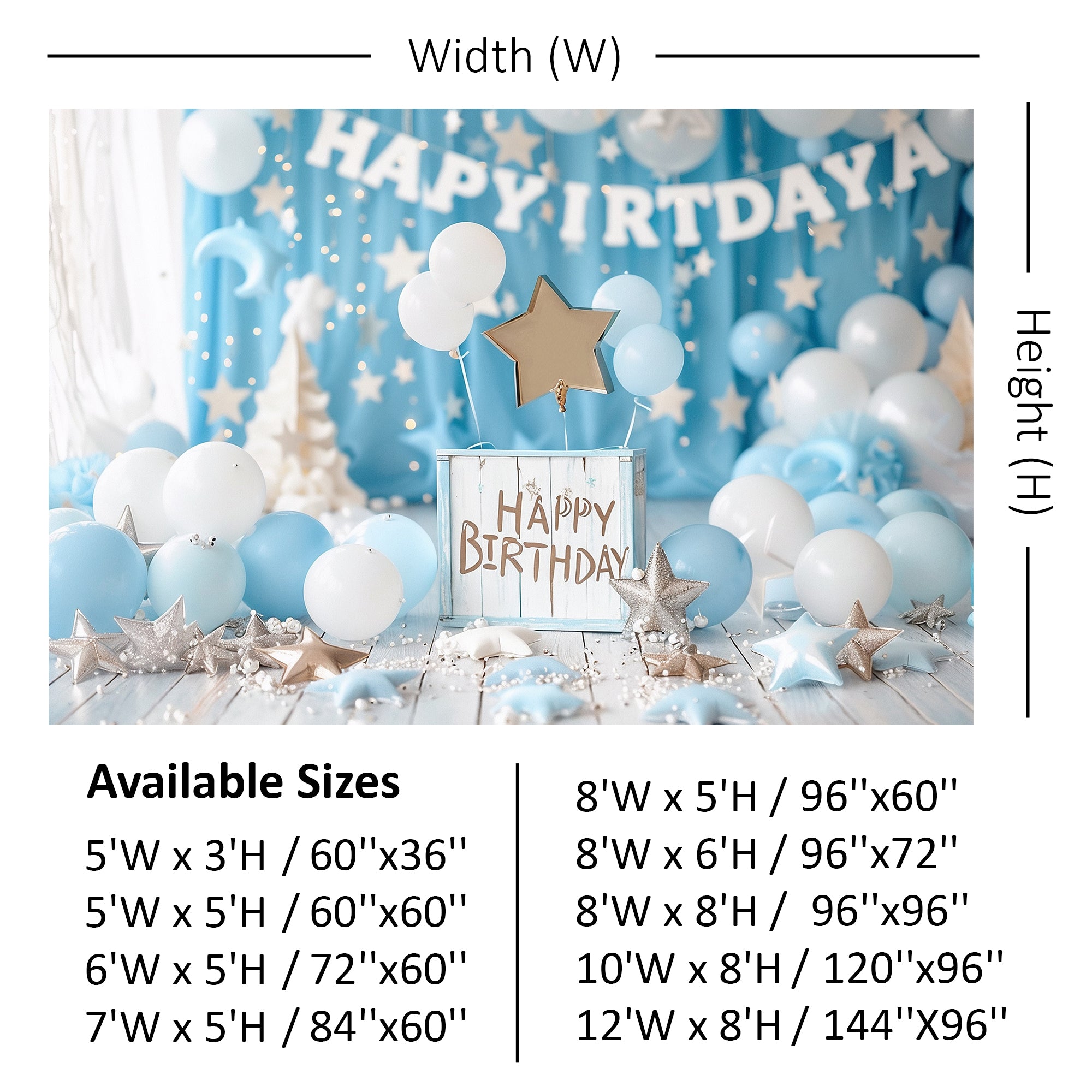 Celestial Birthday Backdrop