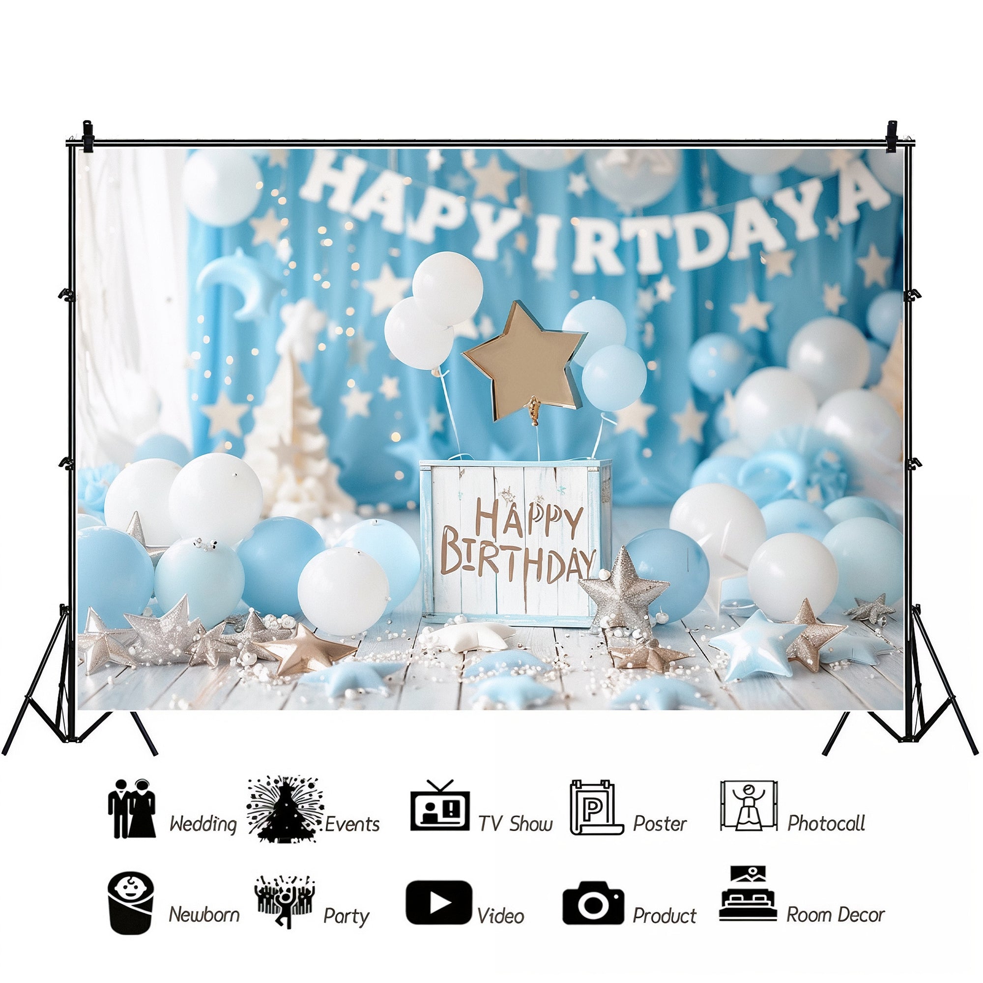 Celestial Birthday Backdrop