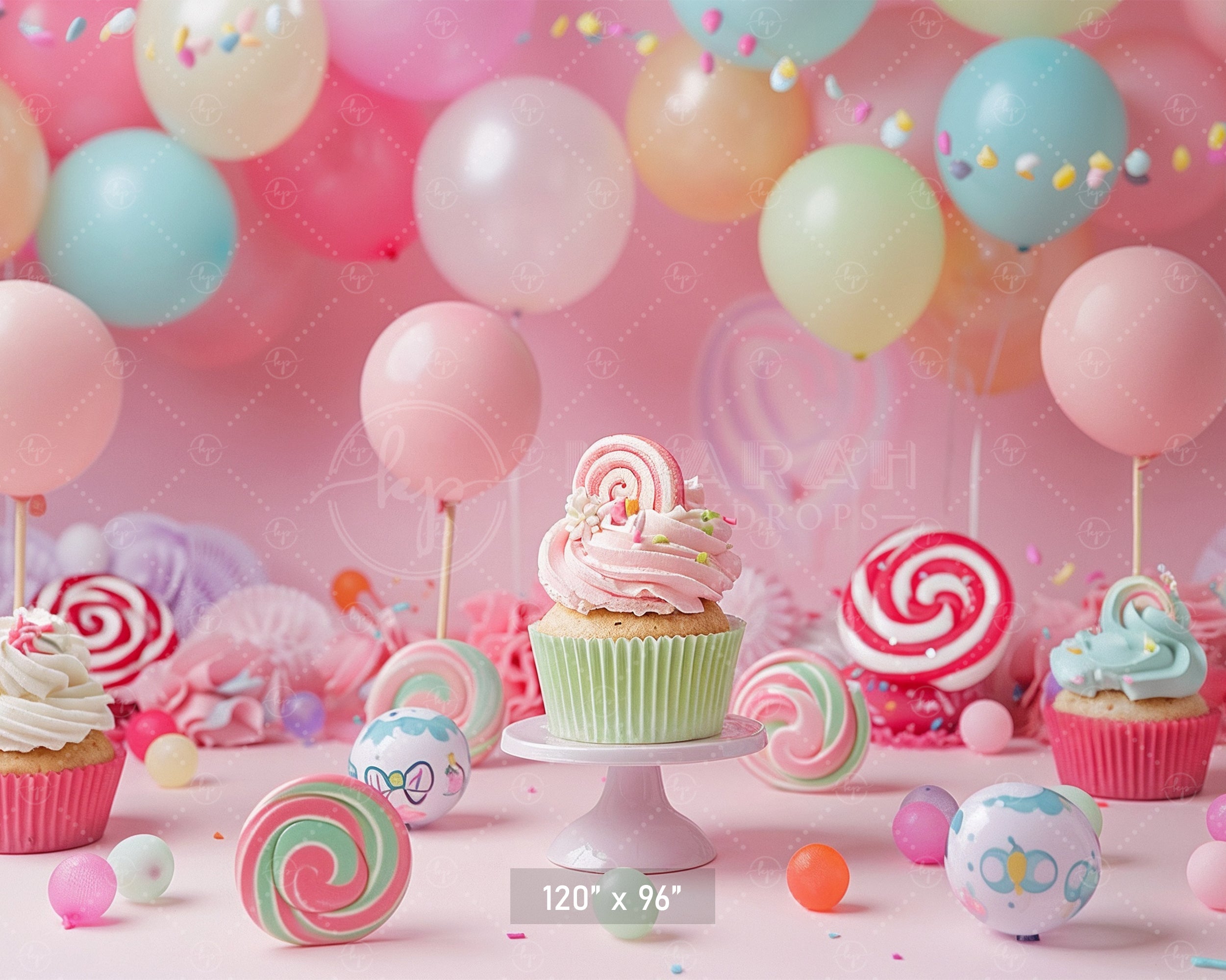 Sweet Treats Candyland Backdrop