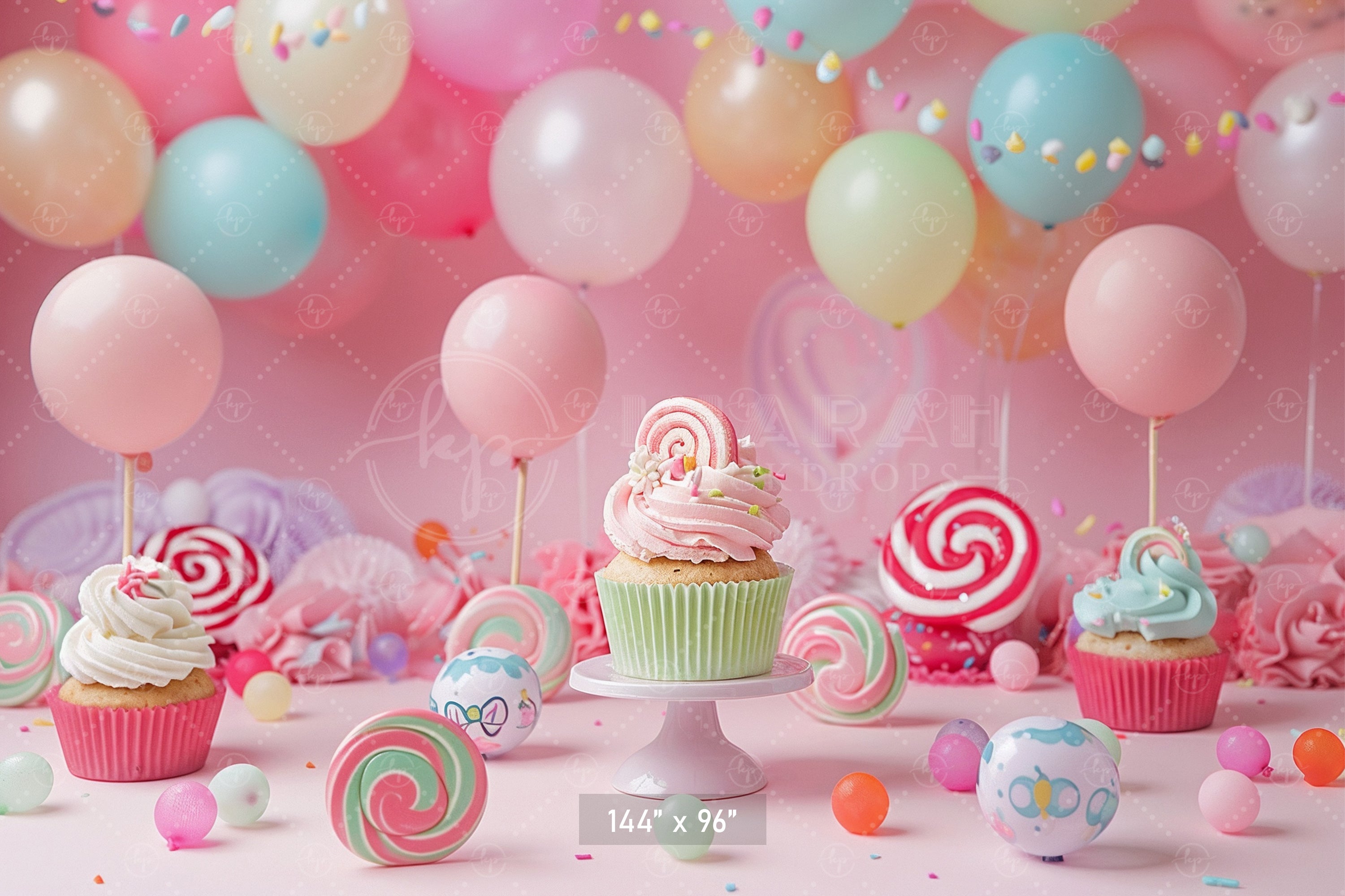 Sweet Treats Candyland Backdrop