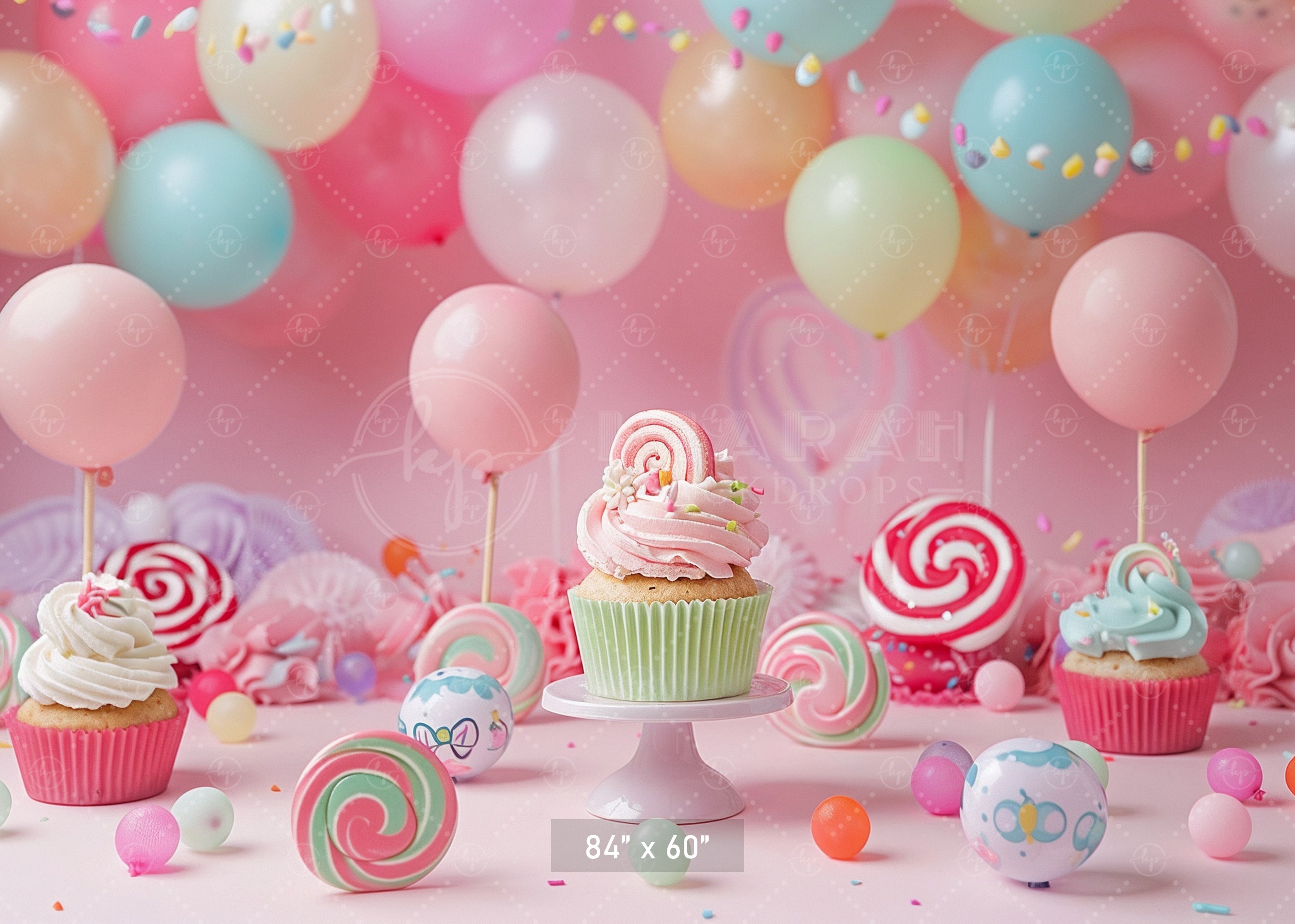 Sweet Treats Candyland Backdrop