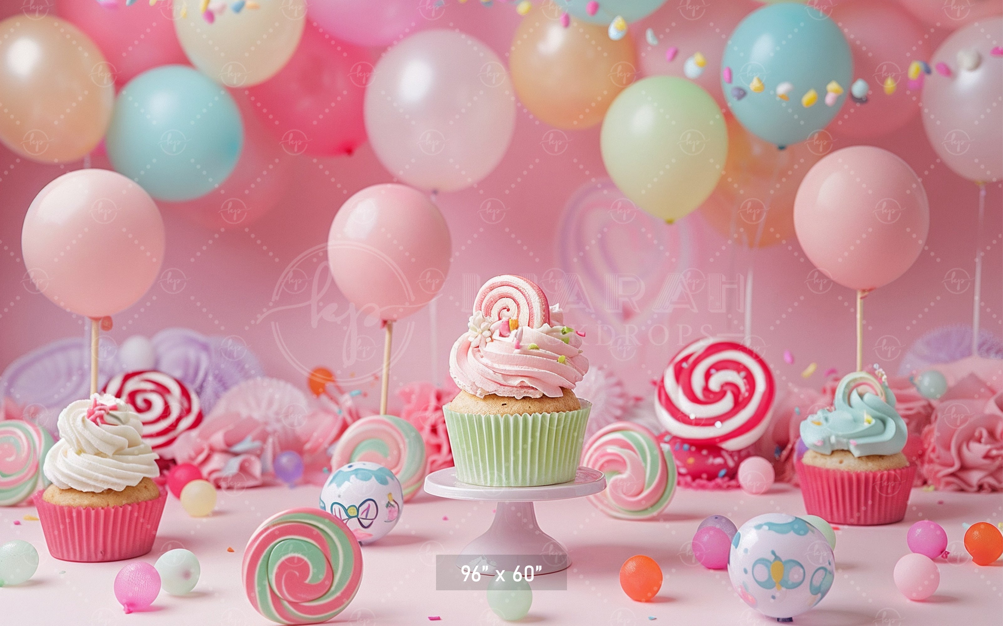 Sweet Treats Candyland Backdrop