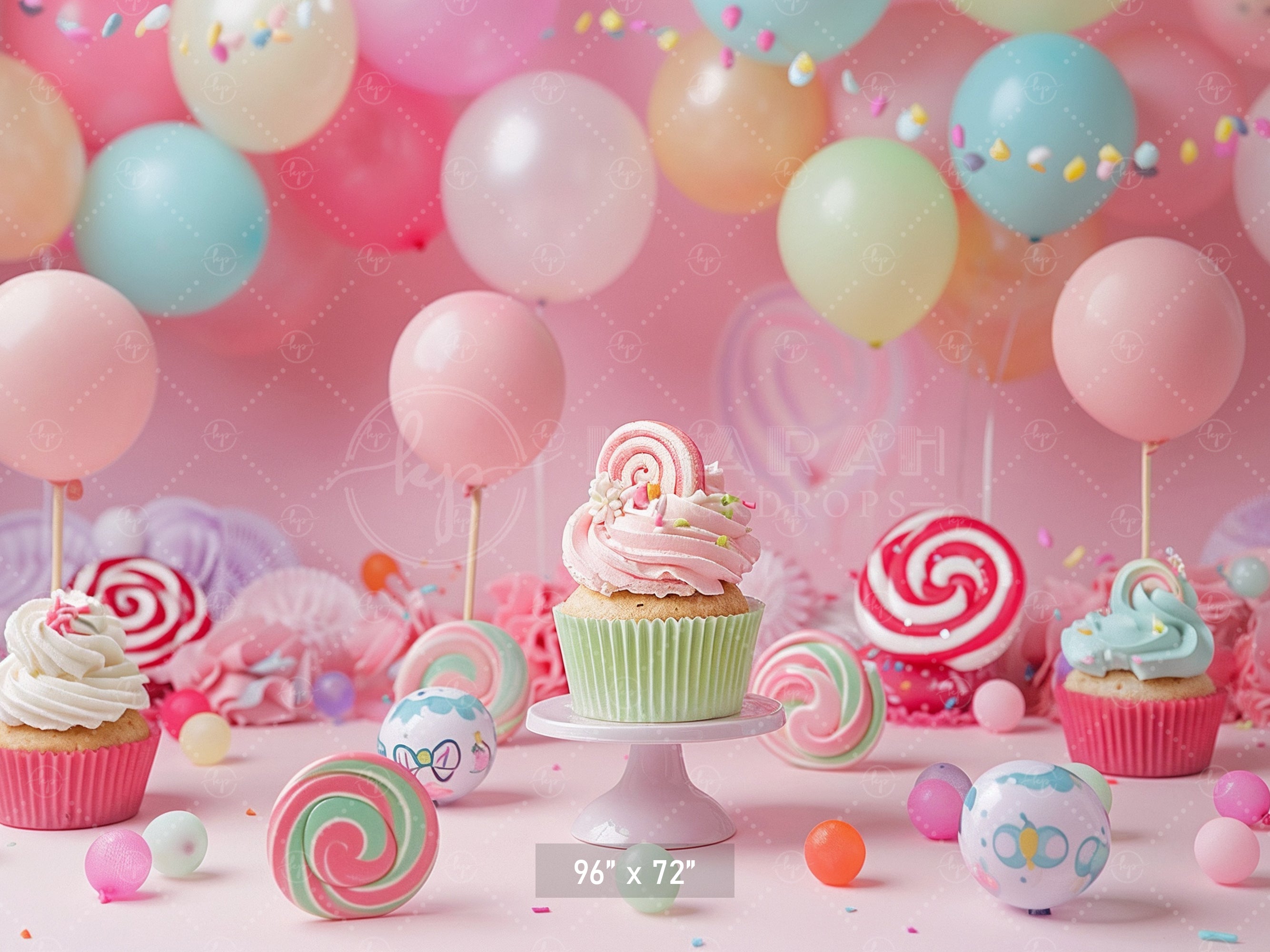 Sweet Treats Candyland Backdrop