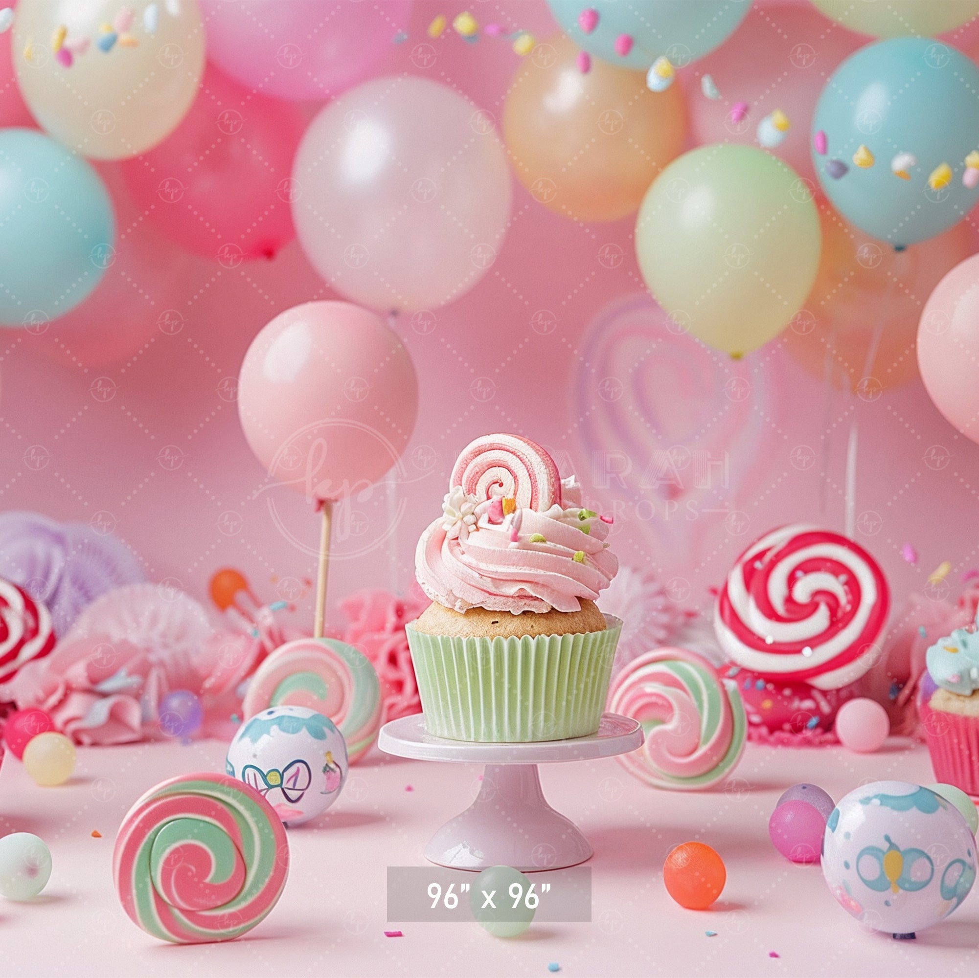 Sweet Treats Candyland Backdrop