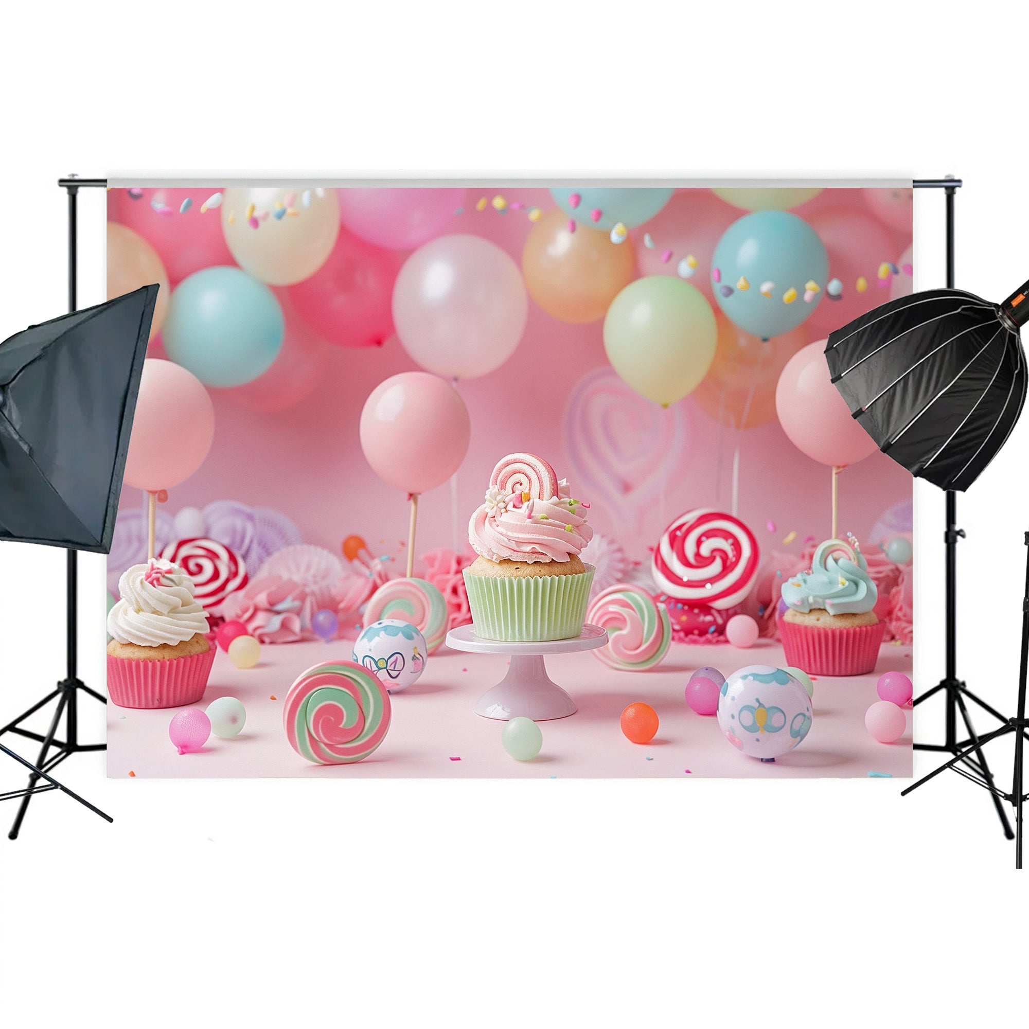 Sweet Treats Candyland Backdrop