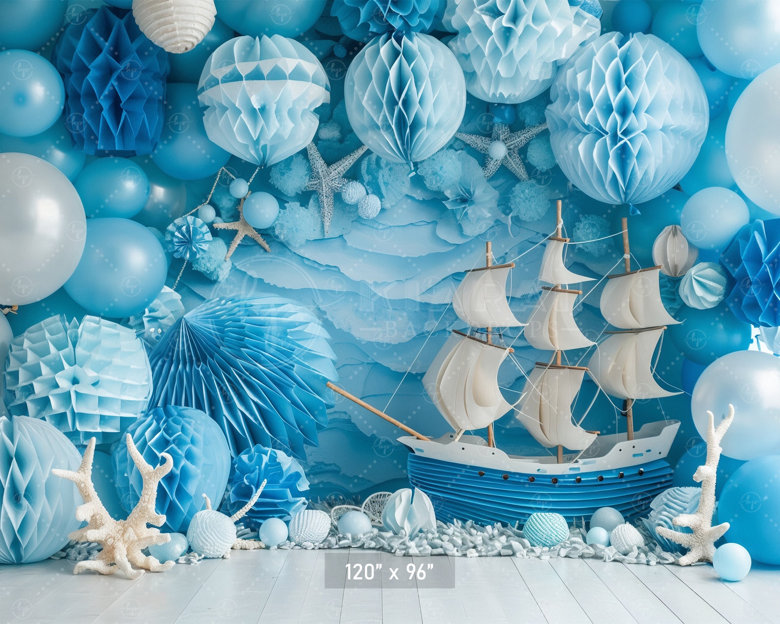 Oceanic Voyage Backdrop