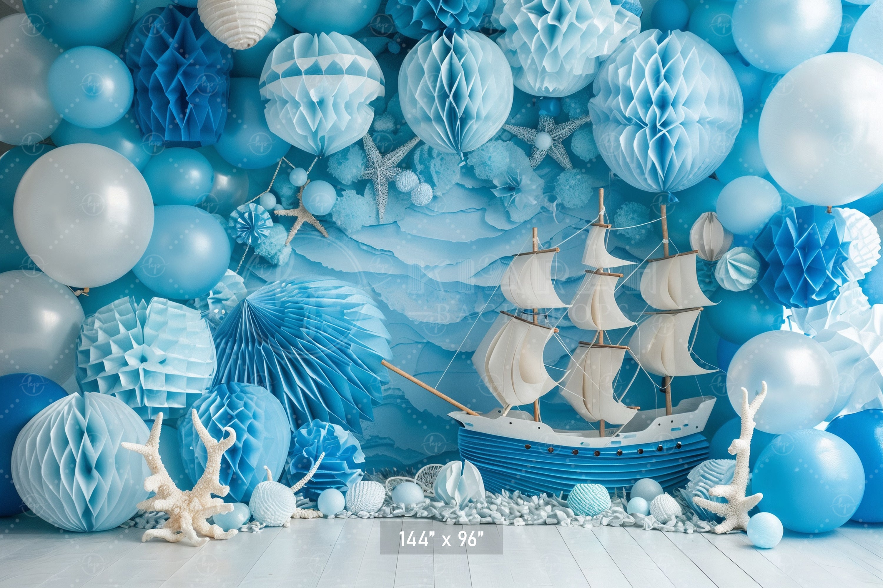 Oceanic Voyage Backdrop