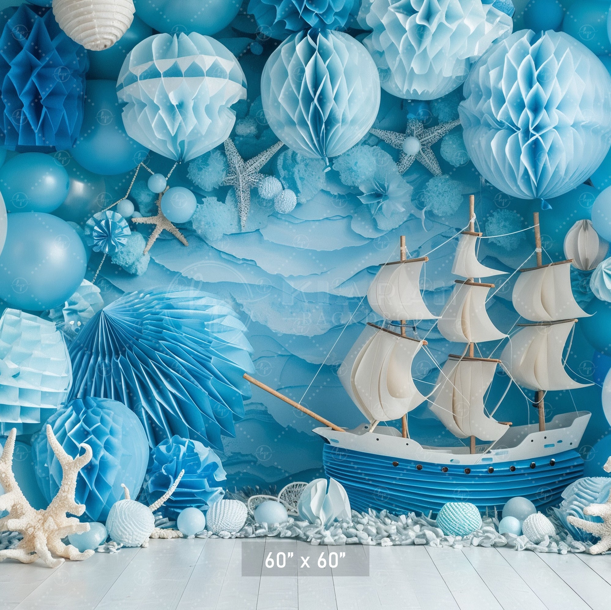 Oceanic Voyage Backdrop