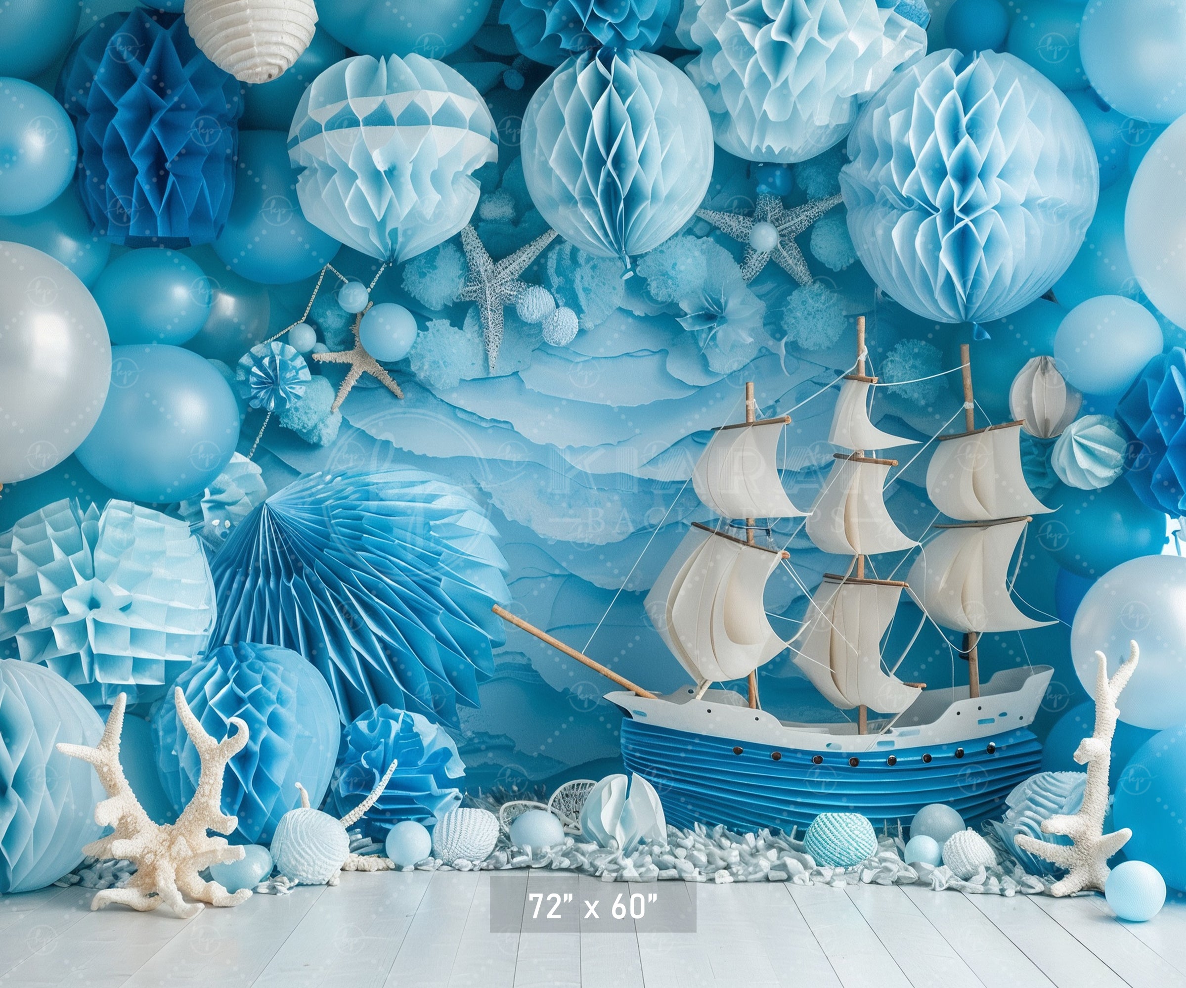 Oceanic Voyage Backdrop