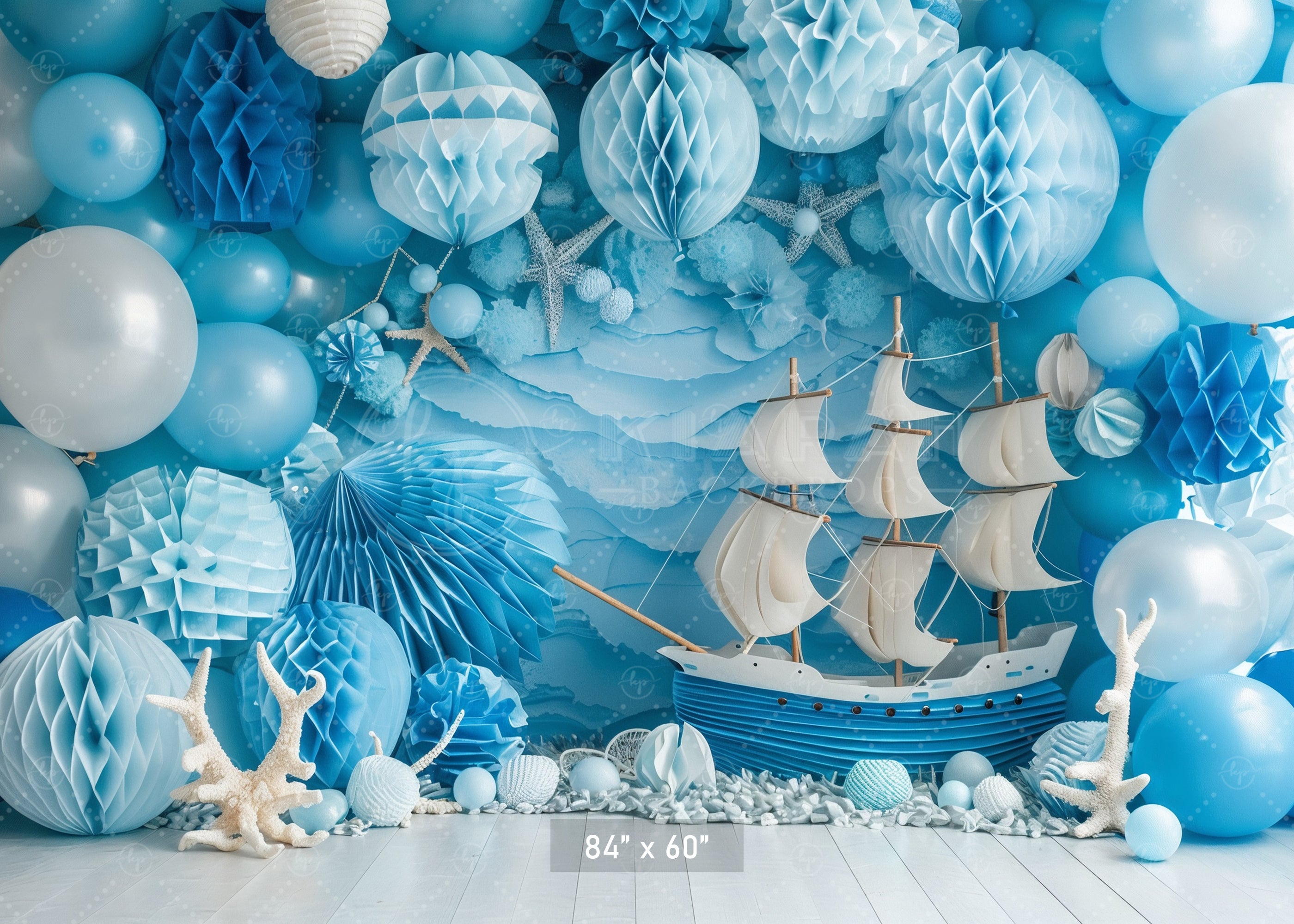Oceanic Voyage Backdrop