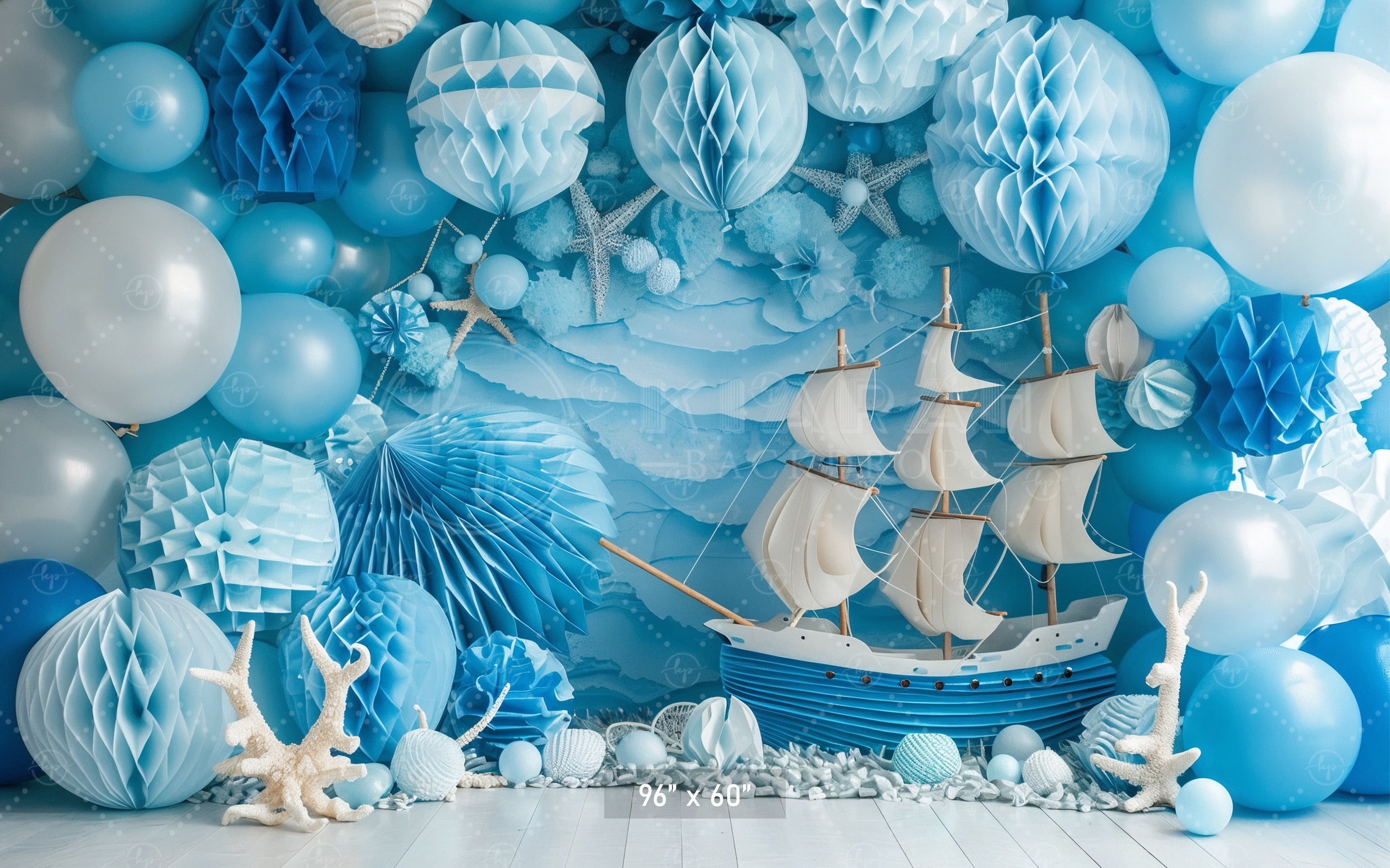 Oceanic Voyage Backdrop