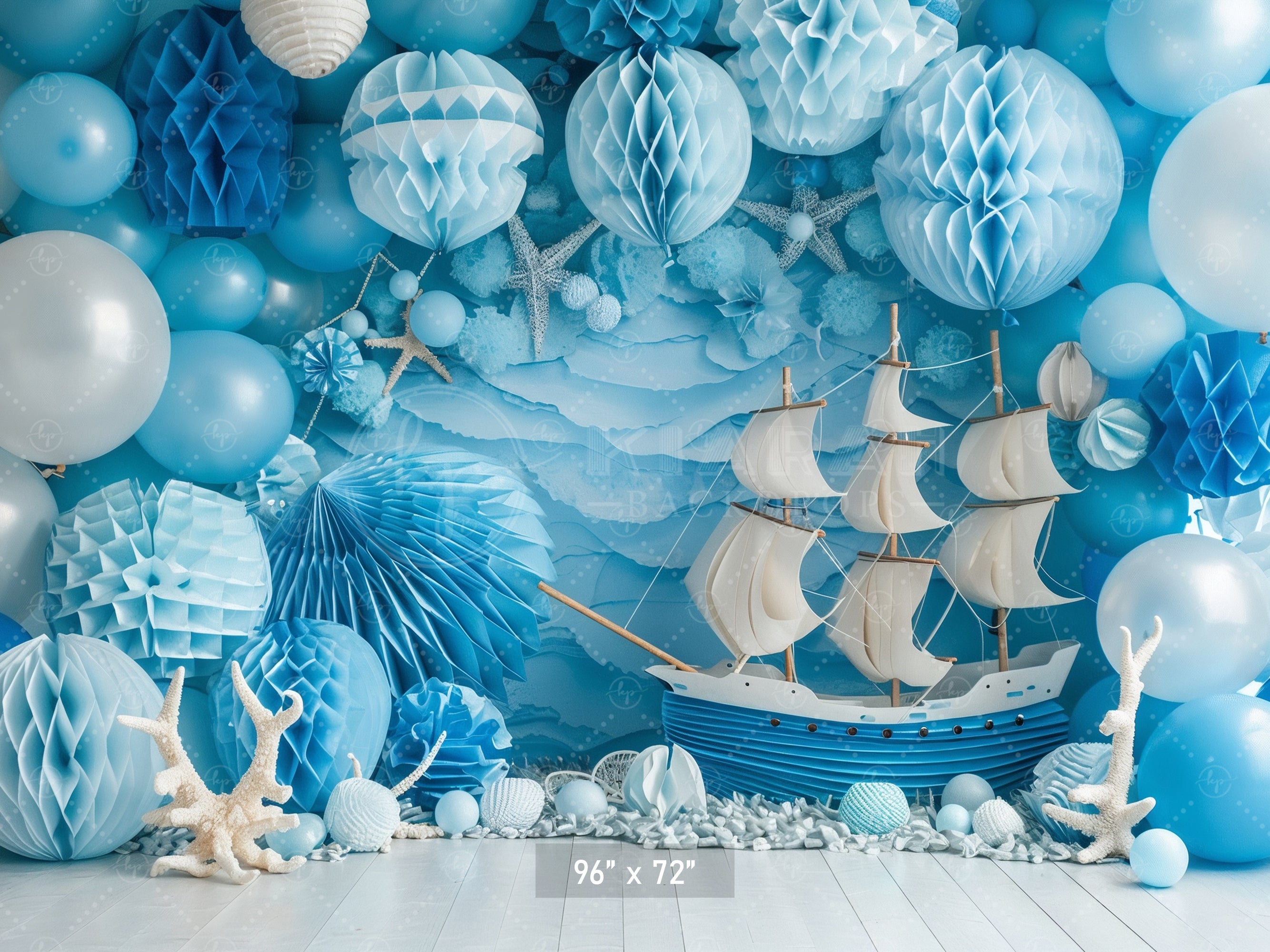 Oceanic Voyage Backdrop