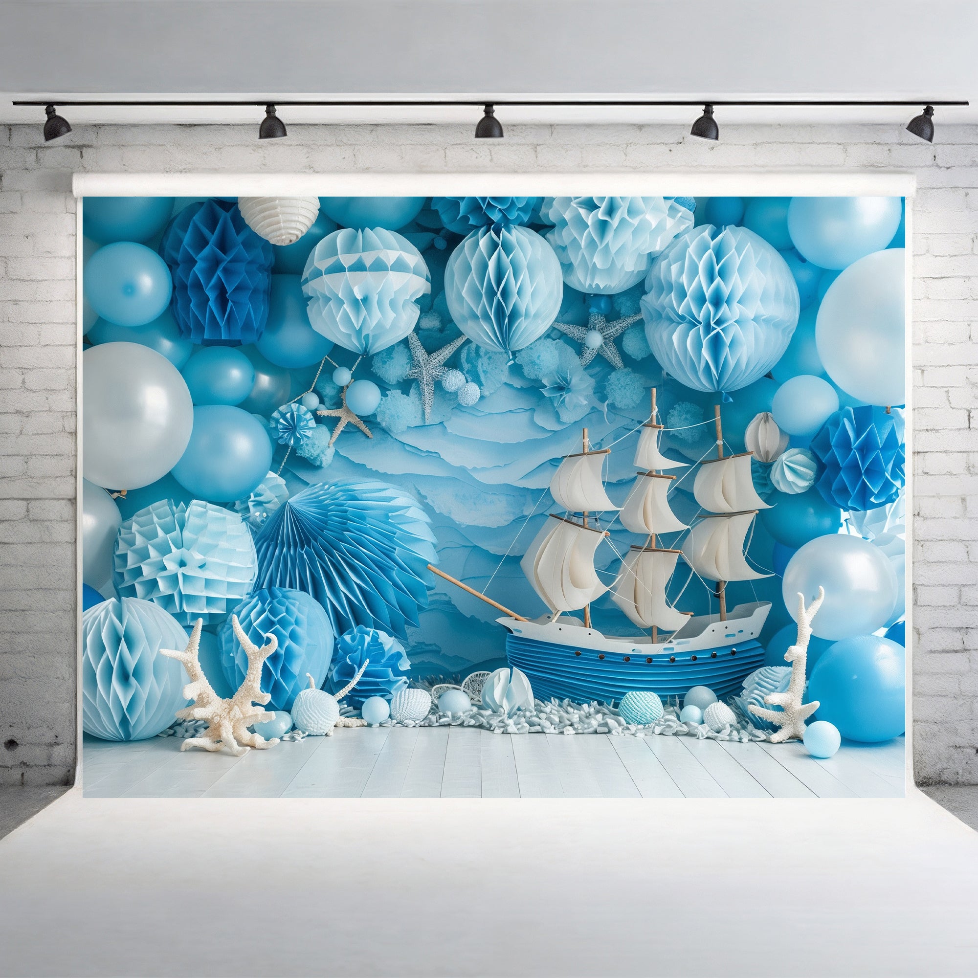 Oceanic Voyage Backdrop