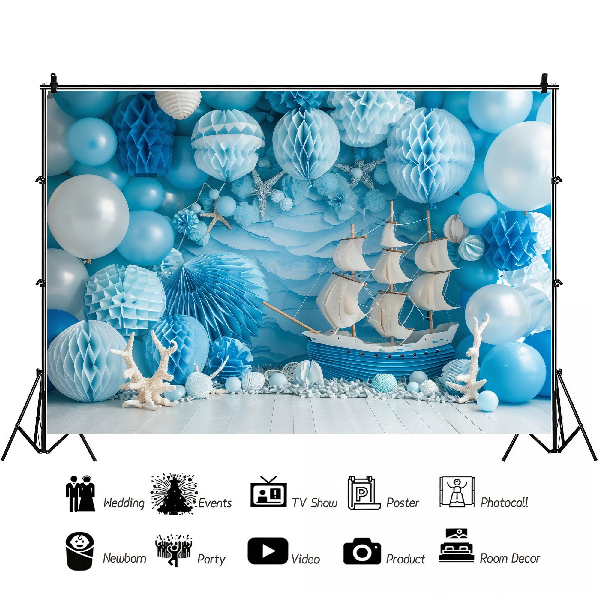 Oceanic Voyage Backdrop