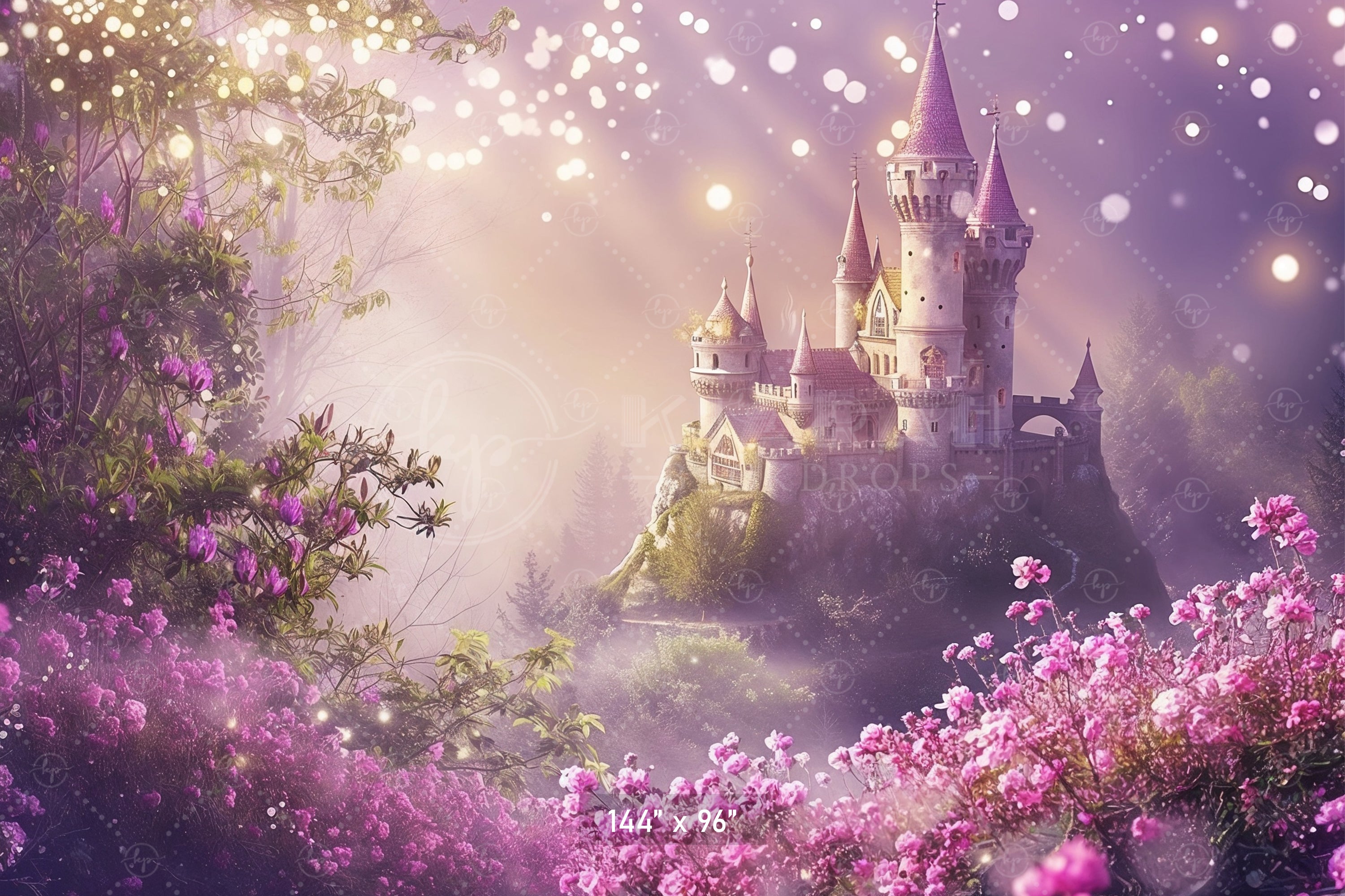 Twilight Enchanted Castle Backdrop
