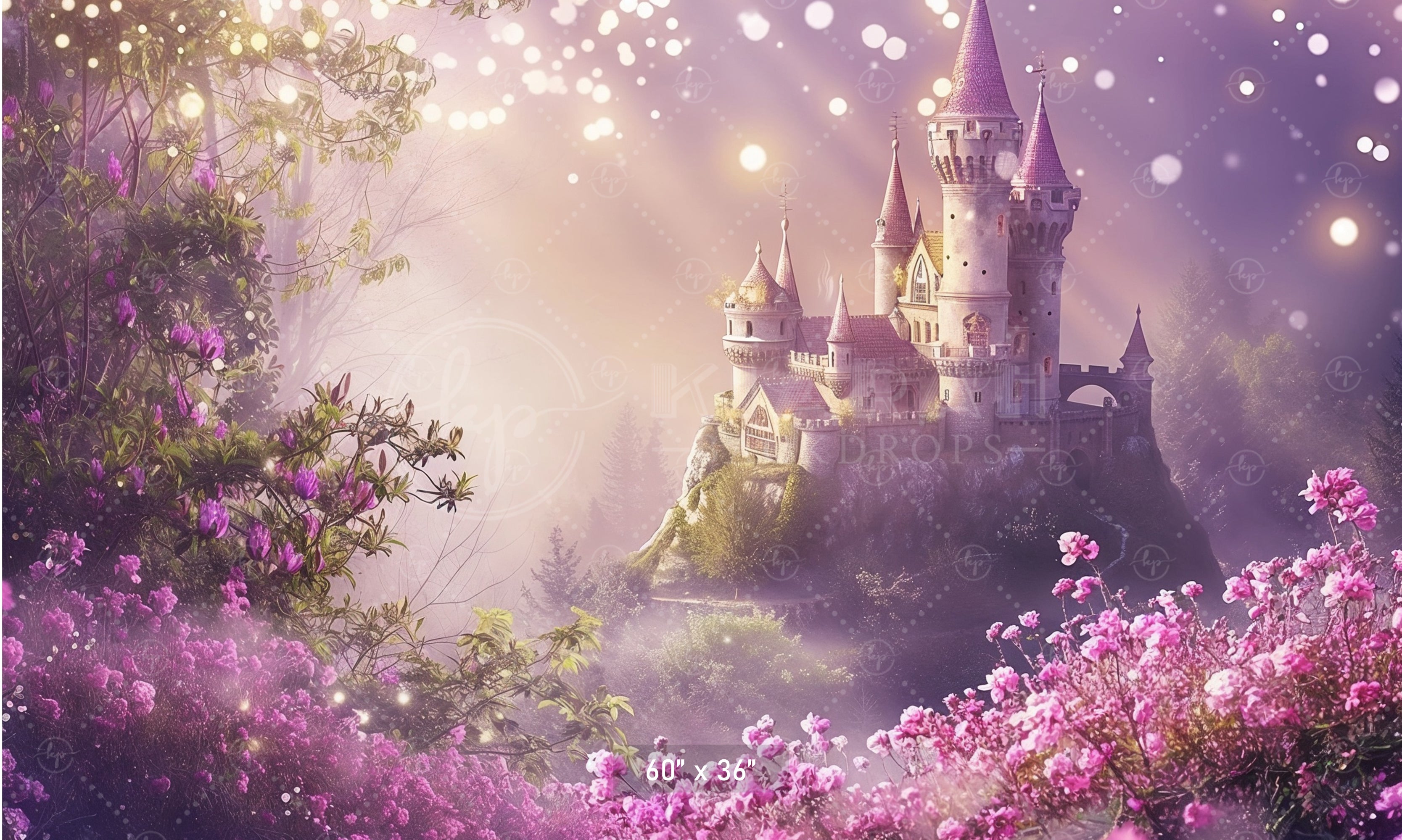 Twilight Enchanted Castle Backdrop