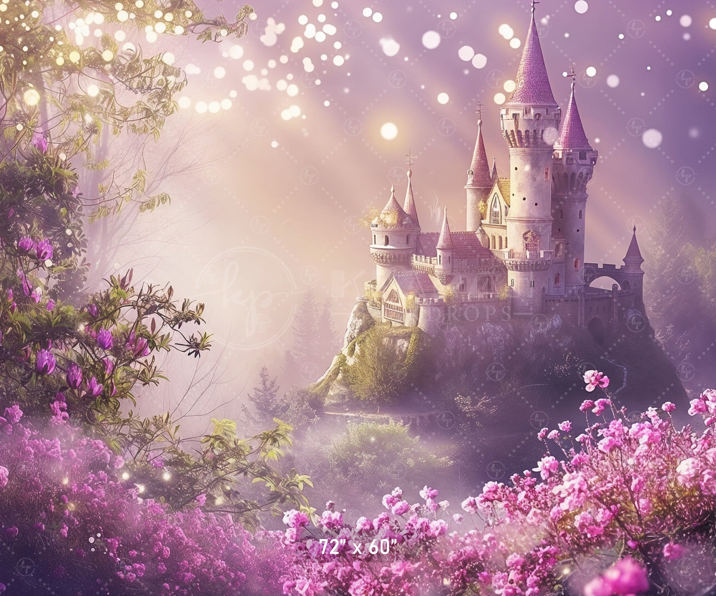 Twilight Enchanted Castle Backdrop