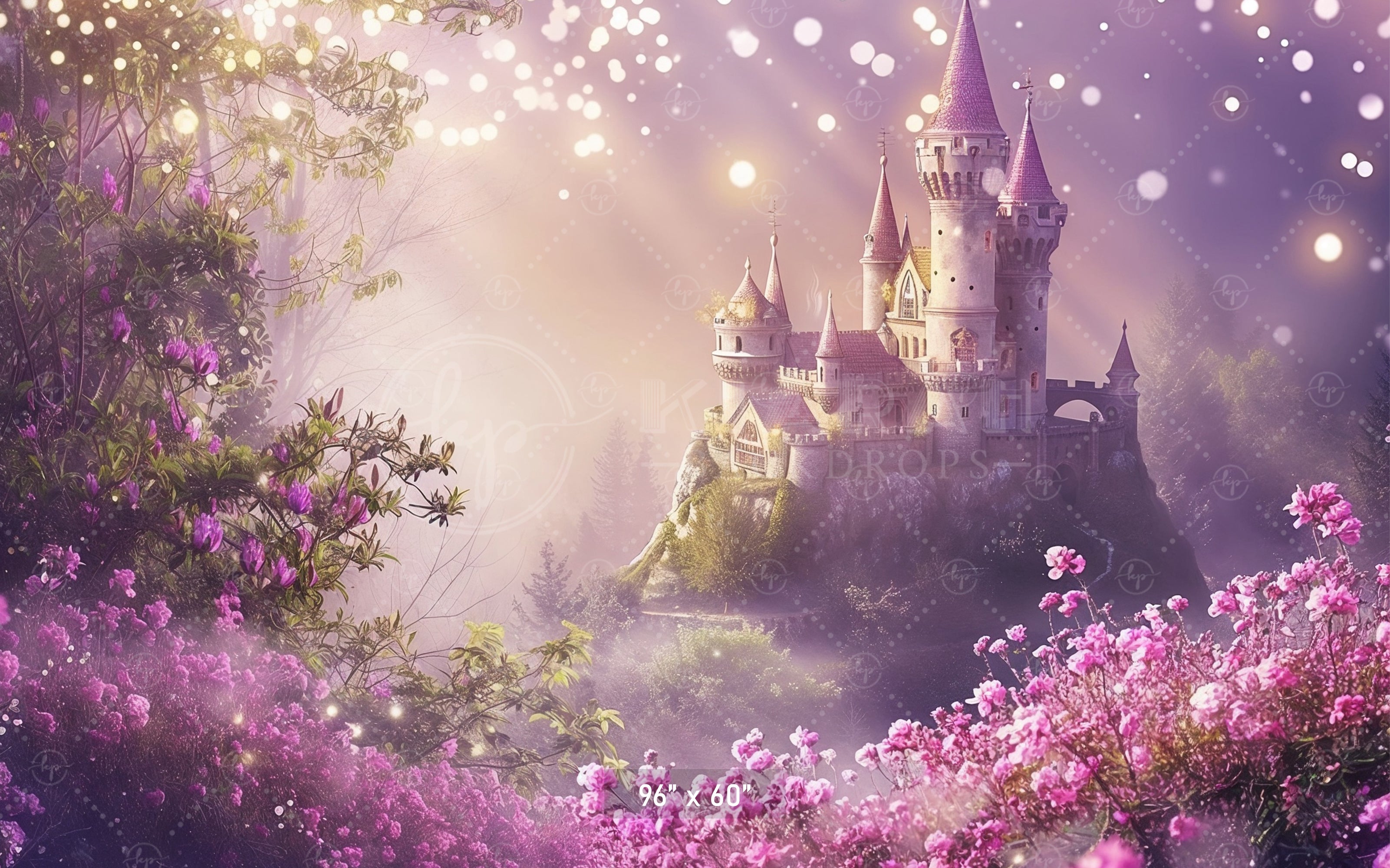 Twilight Enchanted Castle Backdrop