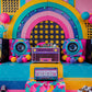 Retro Pop Party Vibes Backdrop