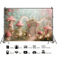 Fairy Tale Mushroom Cottage Backdrop