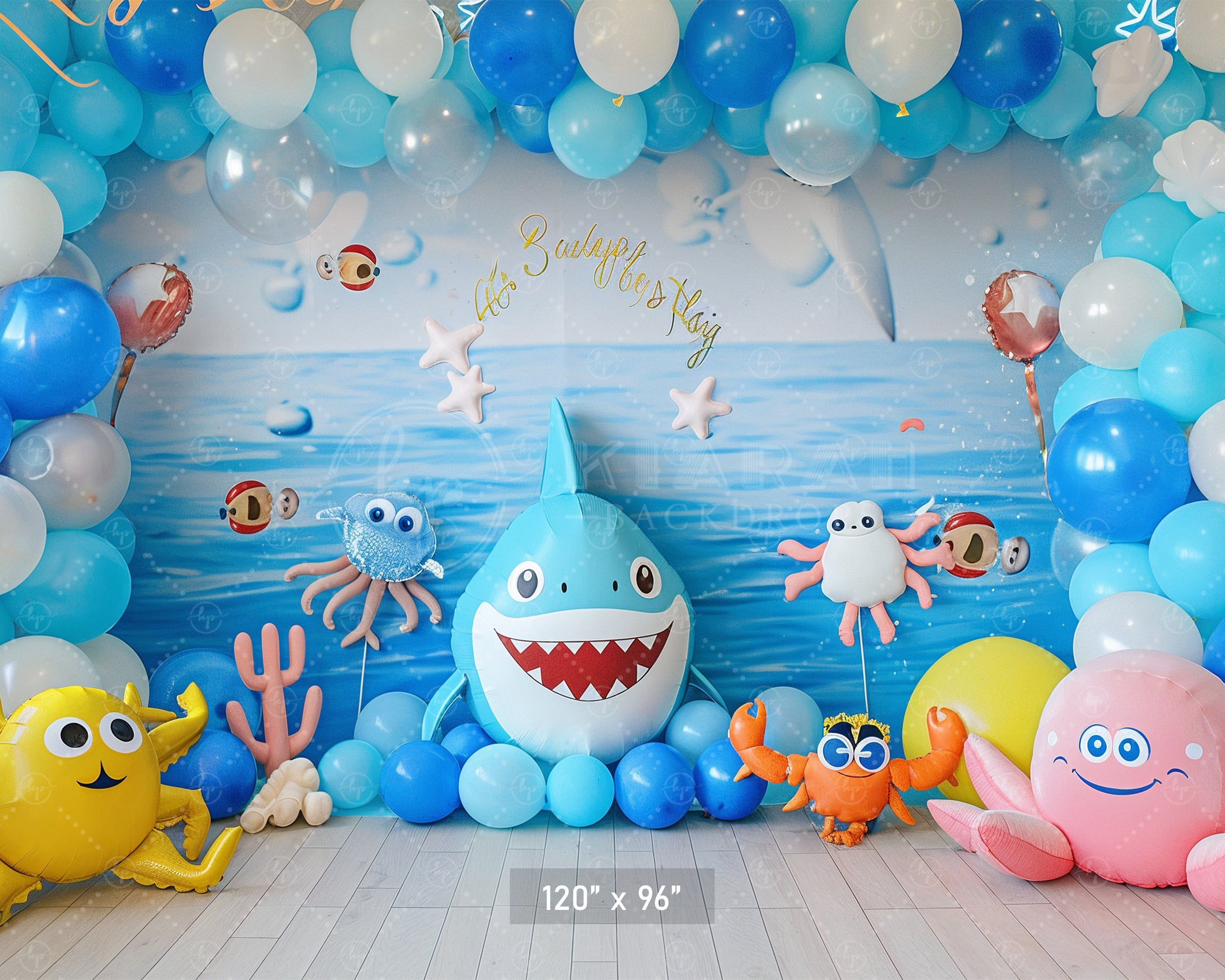 Ocean Friends Adventure Backdrop